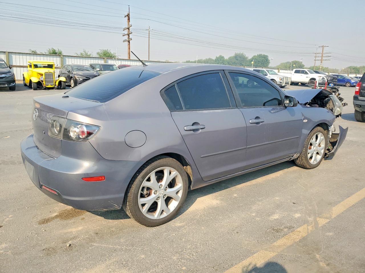 2008 Mazda 3 I Charcoal vin: JM1BK32G081141669