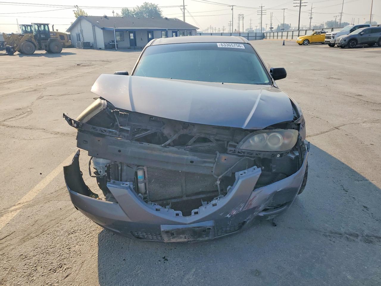 2008 Mazda 3 I Charcoal vin: JM1BK32G081141669