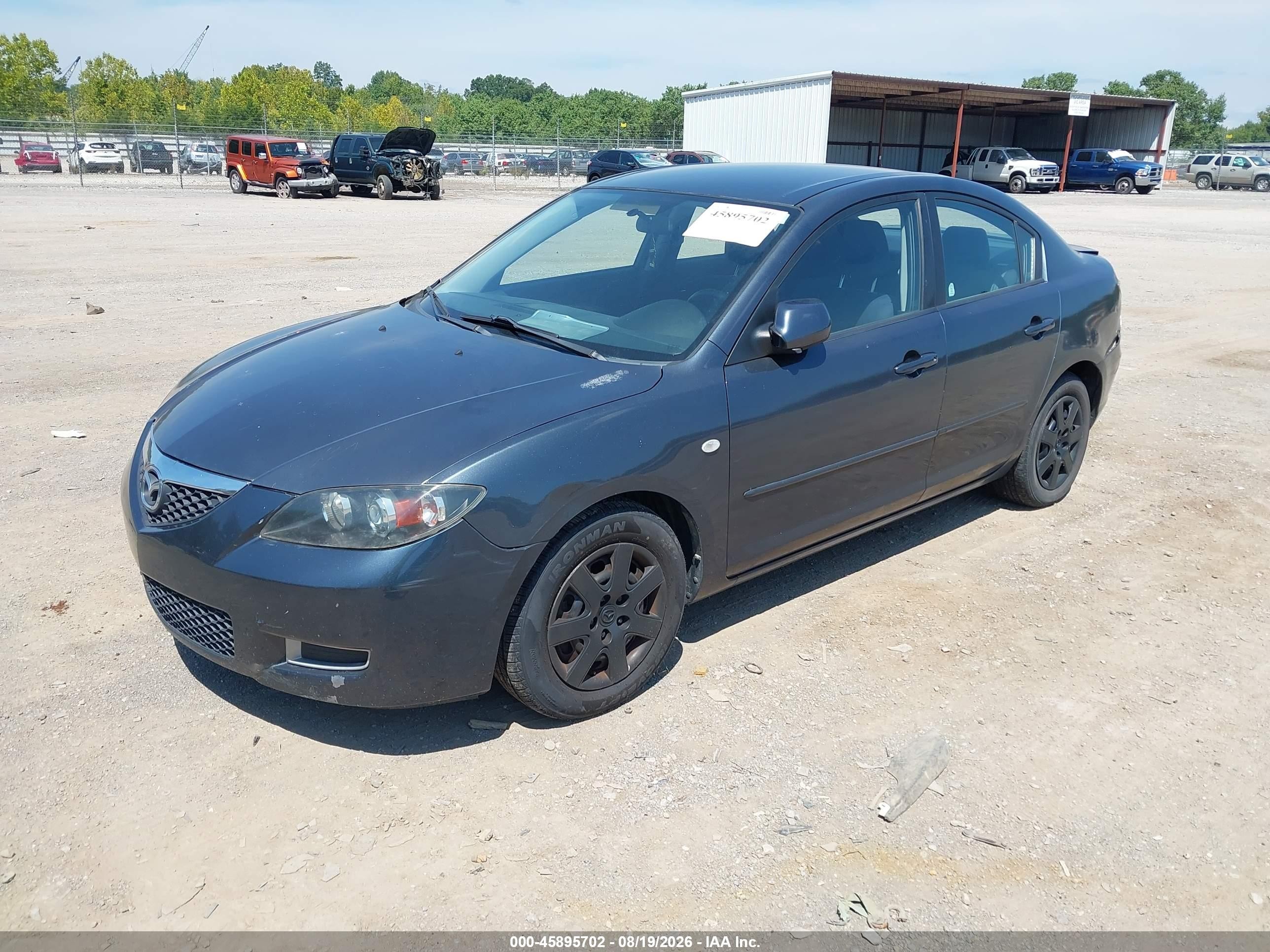 2009 Mazda 3 I Black vin: JM1BK32G091197645