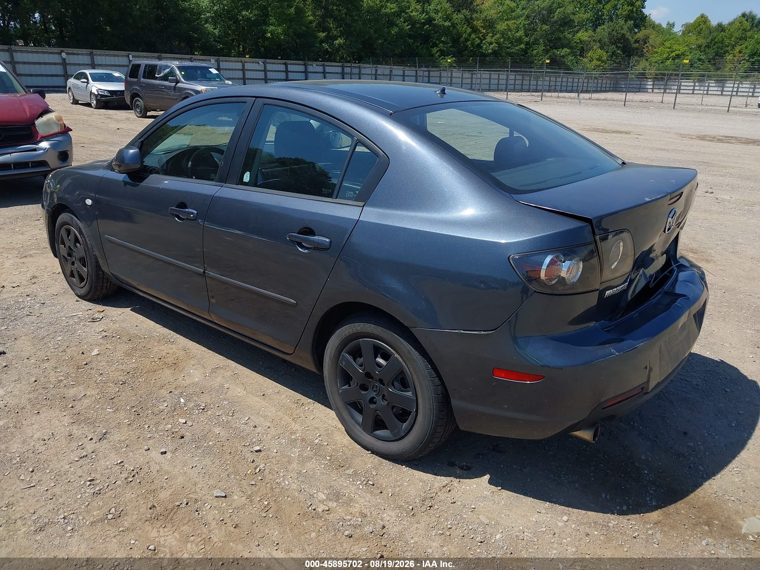 2009 Mazda 3 I Black vin: JM1BK32G091197645
