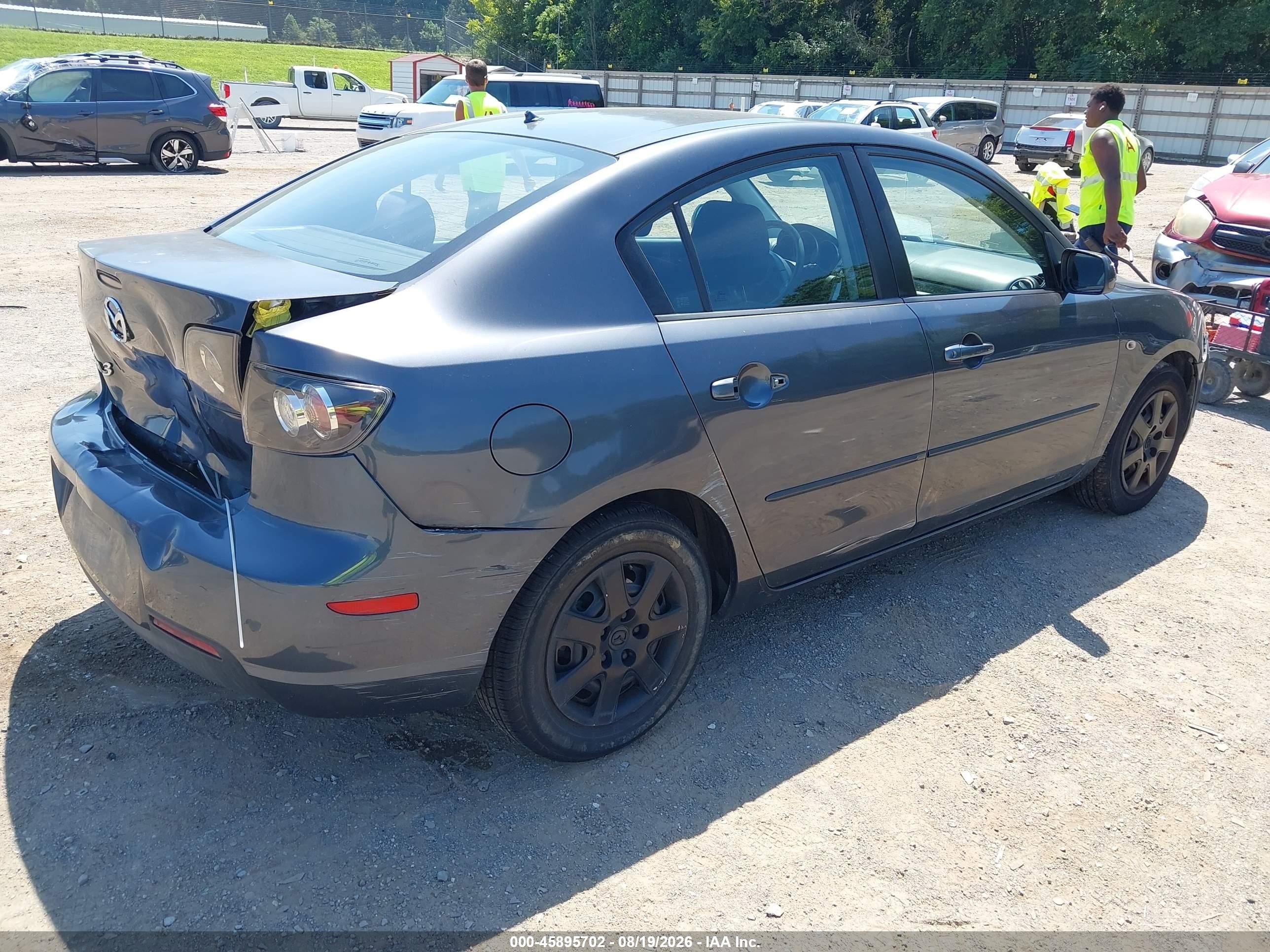 2009 Mazda 3 I Black vin: JM1BK32G091197645