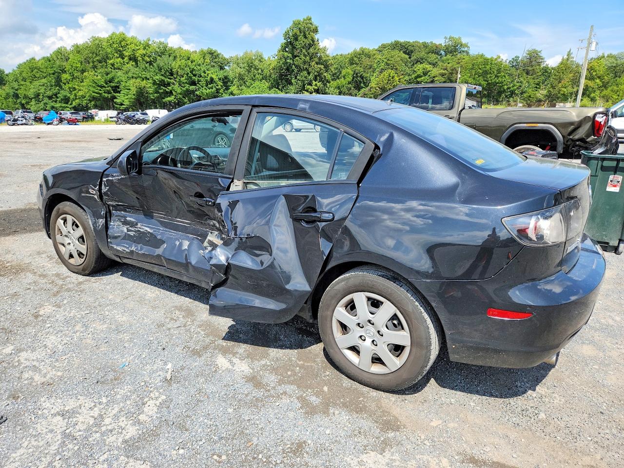 2009 Mazda 3 I Black vin: JM1BK32G091212385