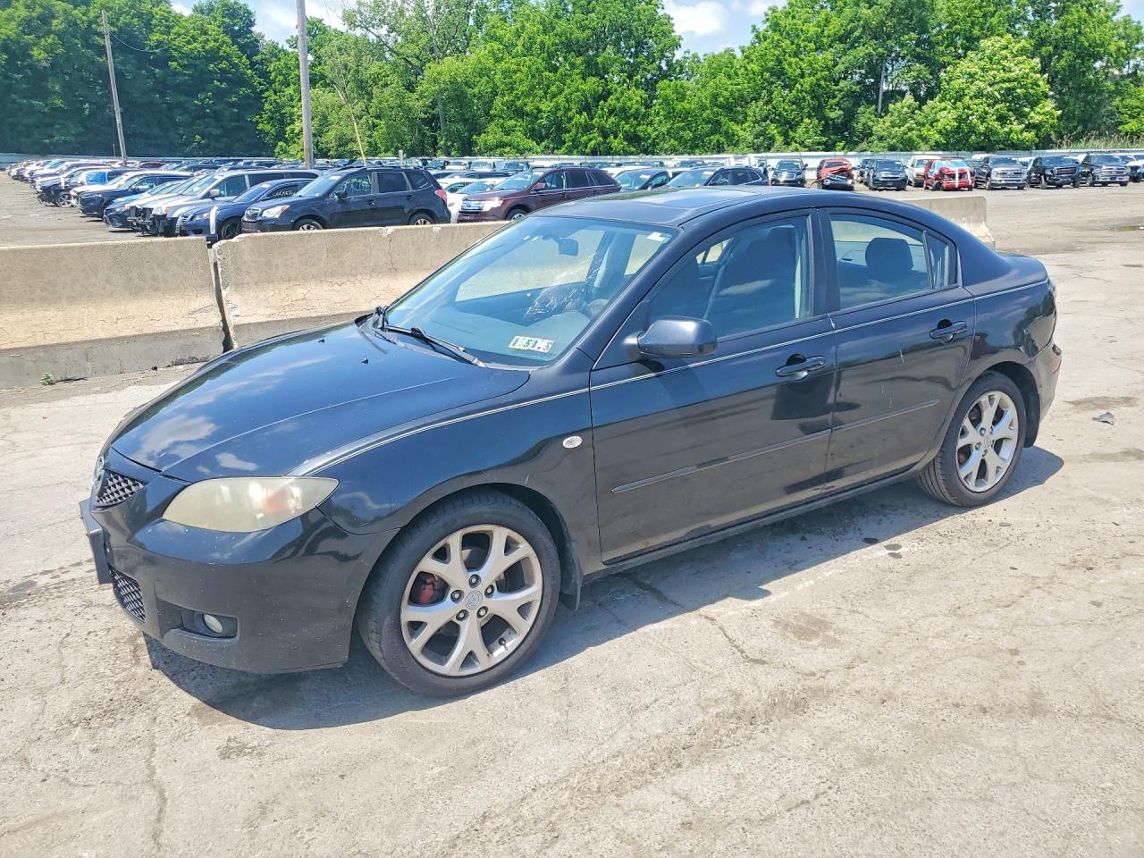 2009 Mazda 3 I Black vin: JM1BK32G091215917