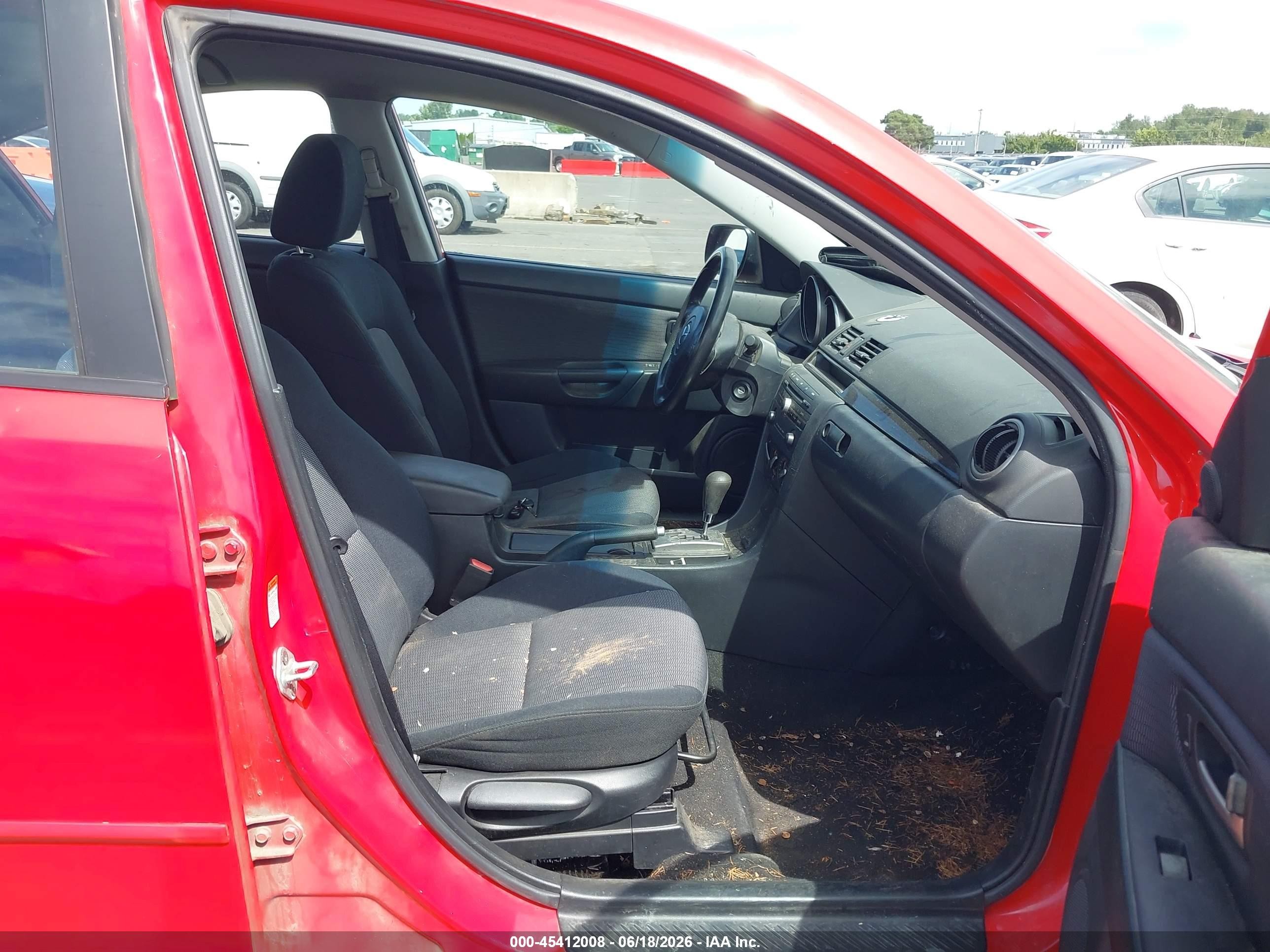 2007 Mazda Mazda3 I Red vin: JM1BK32G171687721