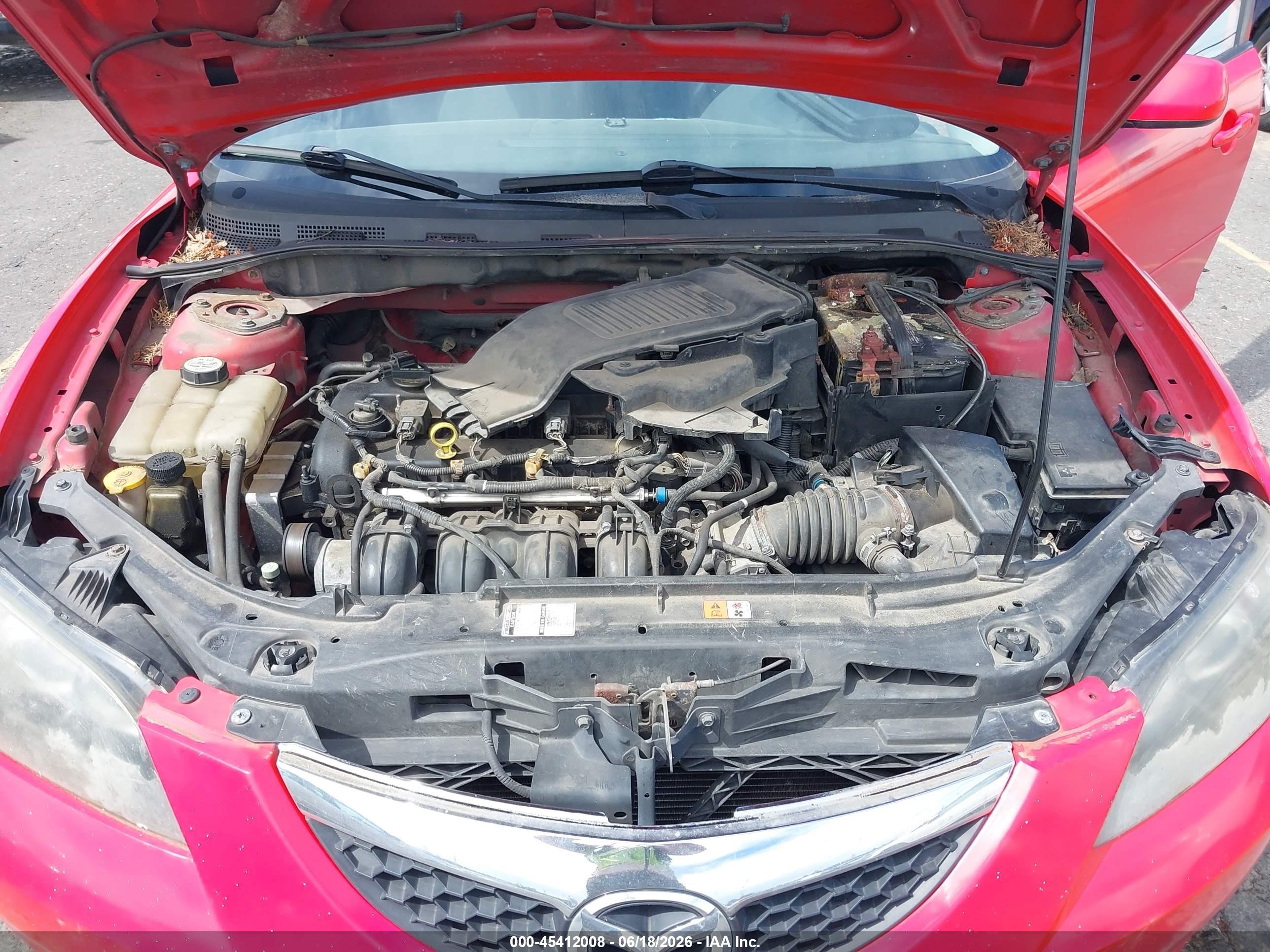 2007 Mazda Mazda3 I Red vin: JM1BK32G171687721