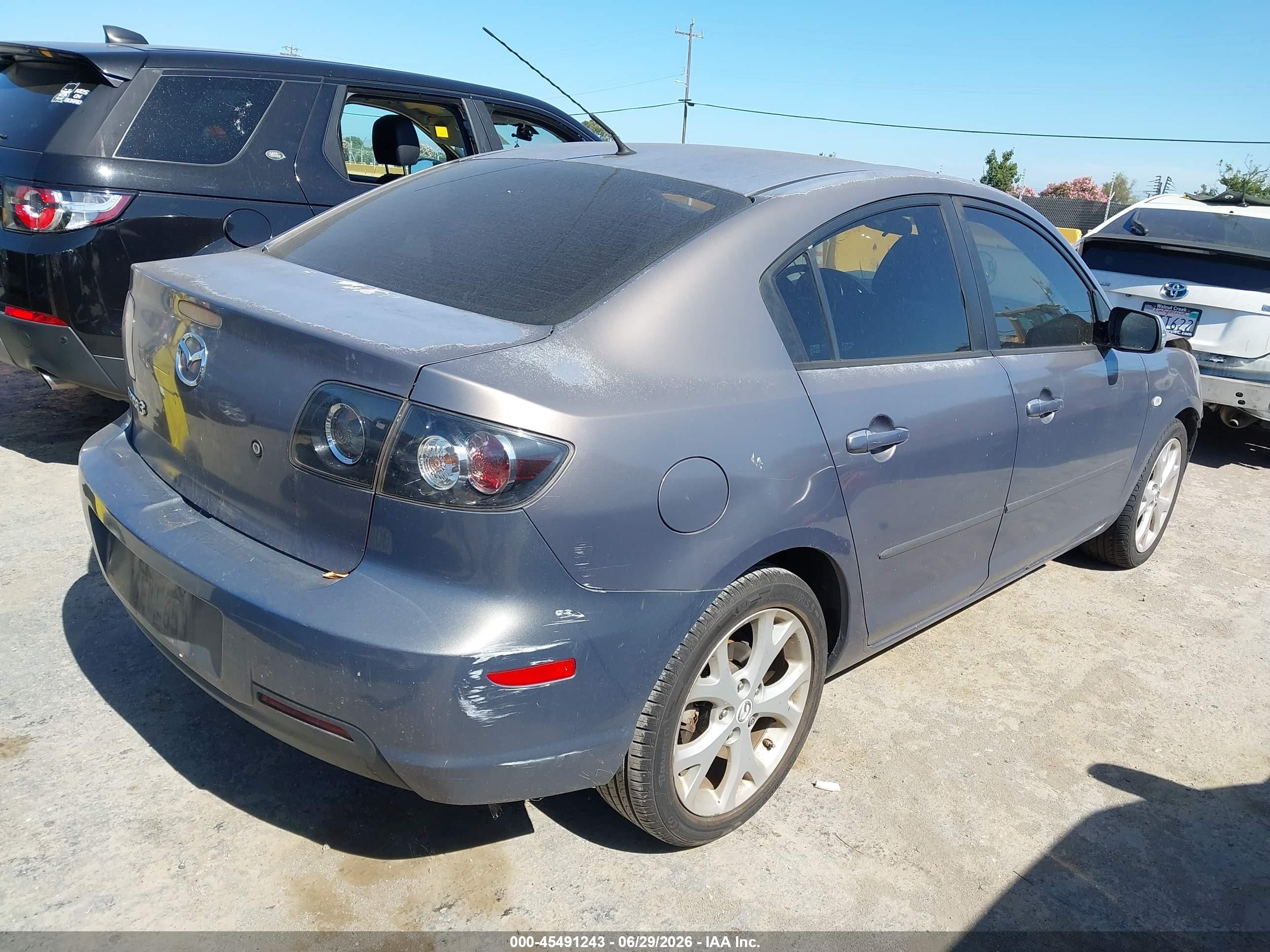 2008 Mazda Mazda3 I Touring Value Серый vin: JM1BK32G181164281