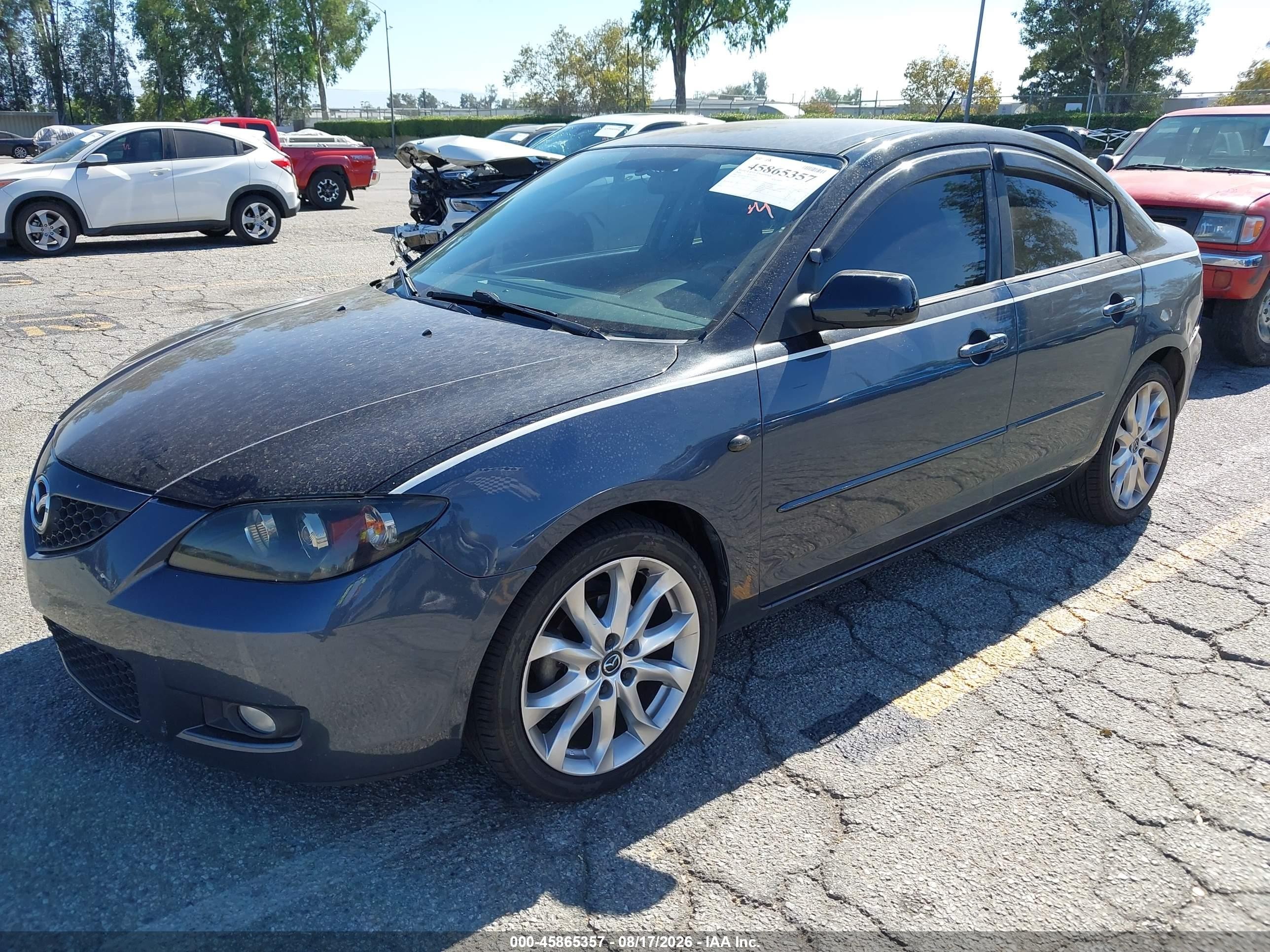2008 Mazda Mazda3 I Touring Value Черный vin: JM1BK32G281126185