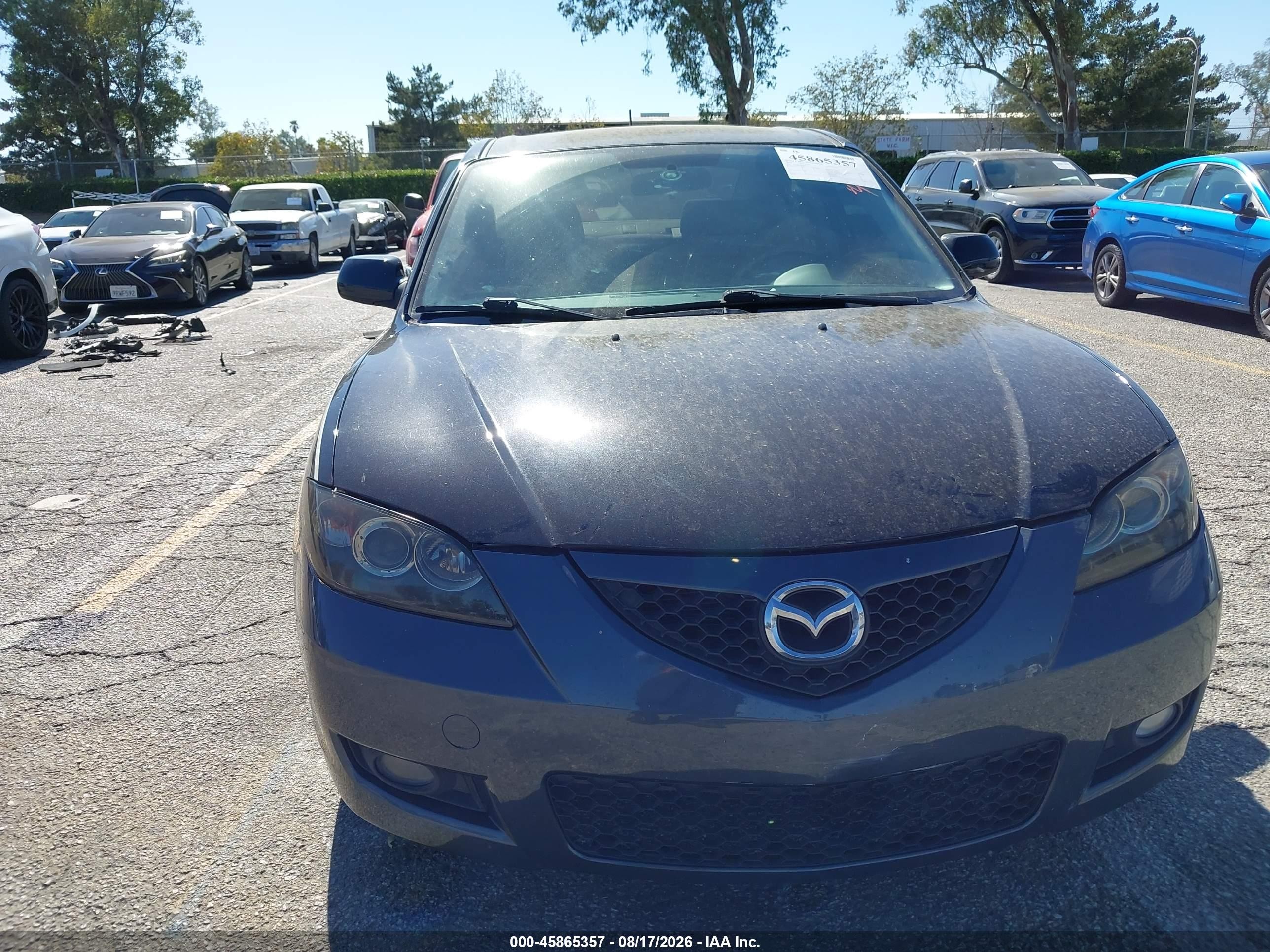 2008 Mazda Mazda3 I Touring Value Черный vin: JM1BK32G281126185