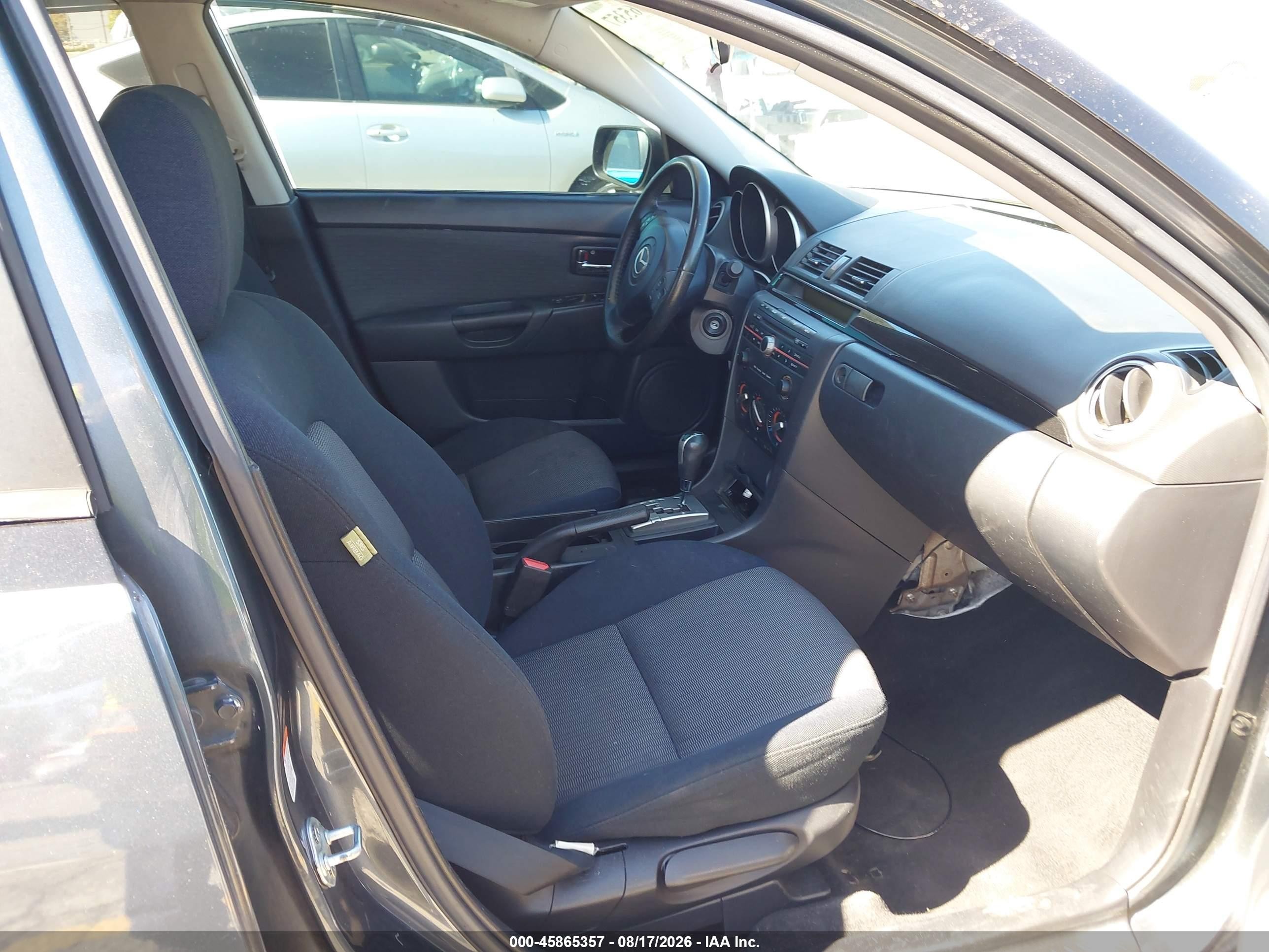 2008 Mazda Mazda3 I Touring Value Черный vin: JM1BK32G281126185