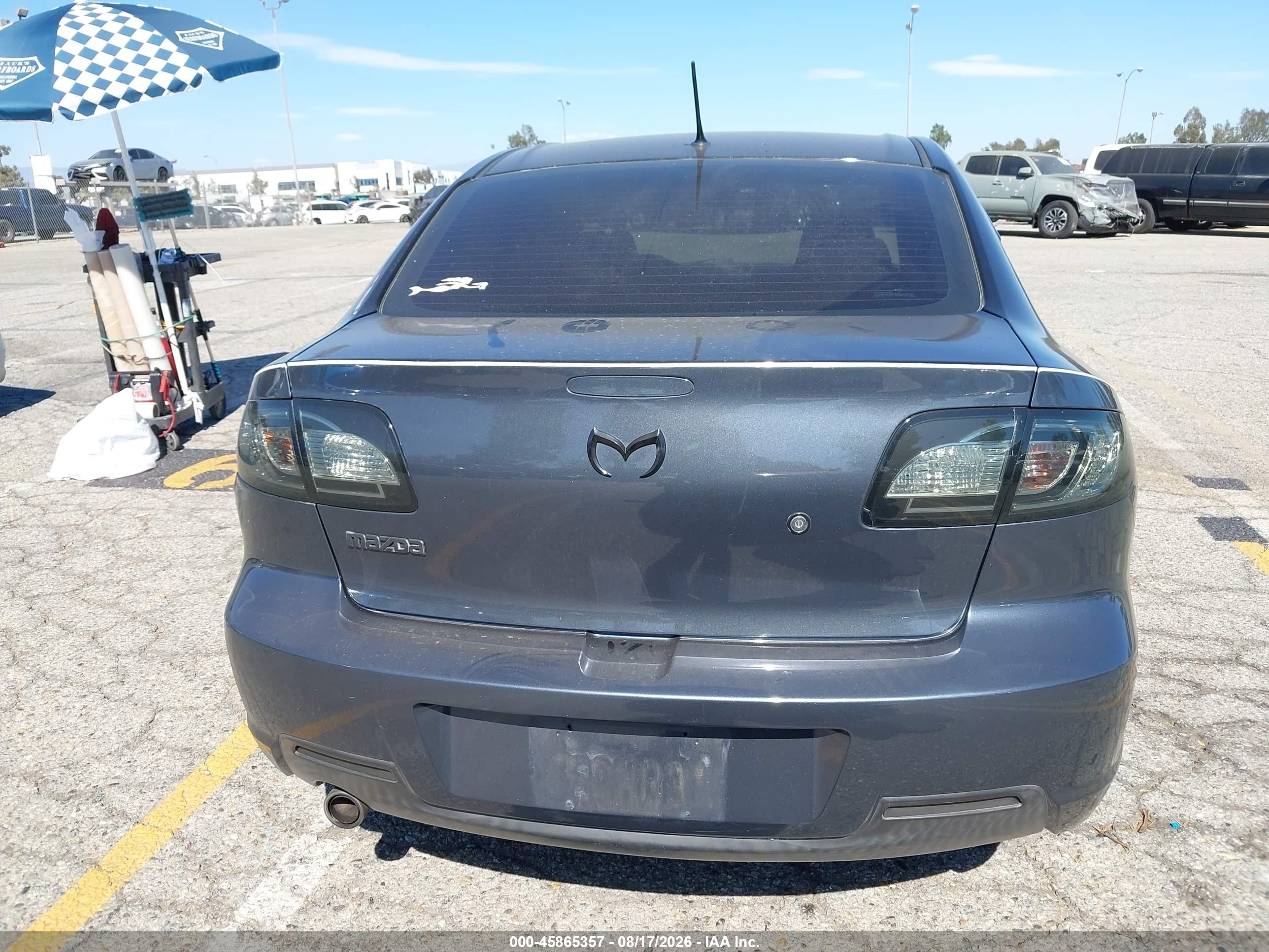 2008 Mazda Mazda3 I Touring Value Черный vin: JM1BK32G281126185