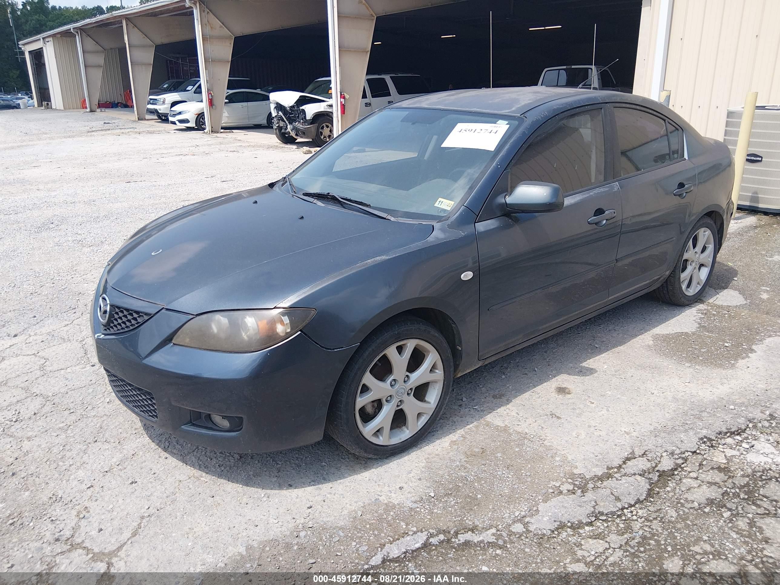 2008 Mazda Mazda3 I Touring Value Blue vin: JM1BK32G281150499