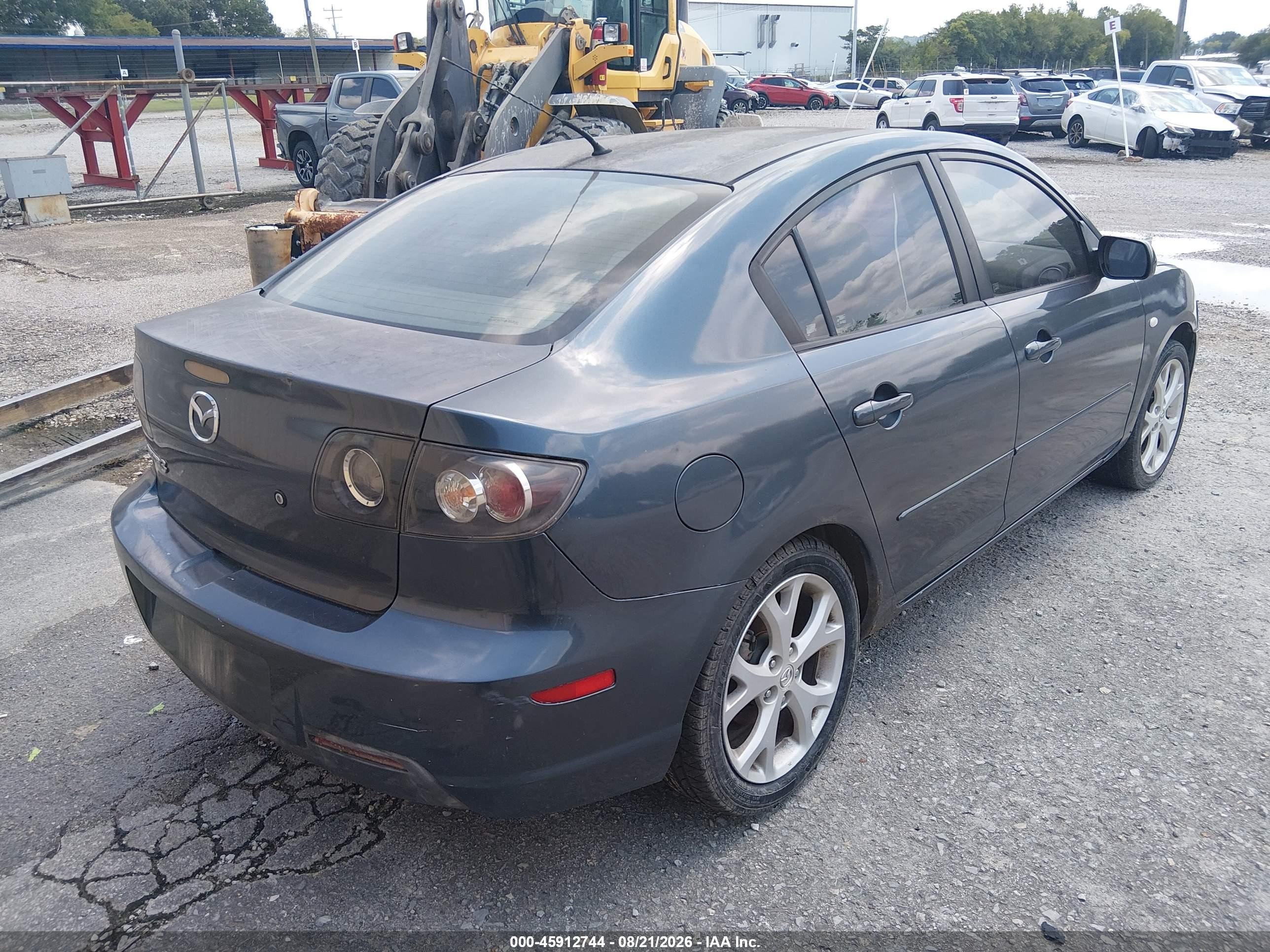 2008 Mazda Mazda3 I Touring Value Blue vin: JM1BK32G281150499