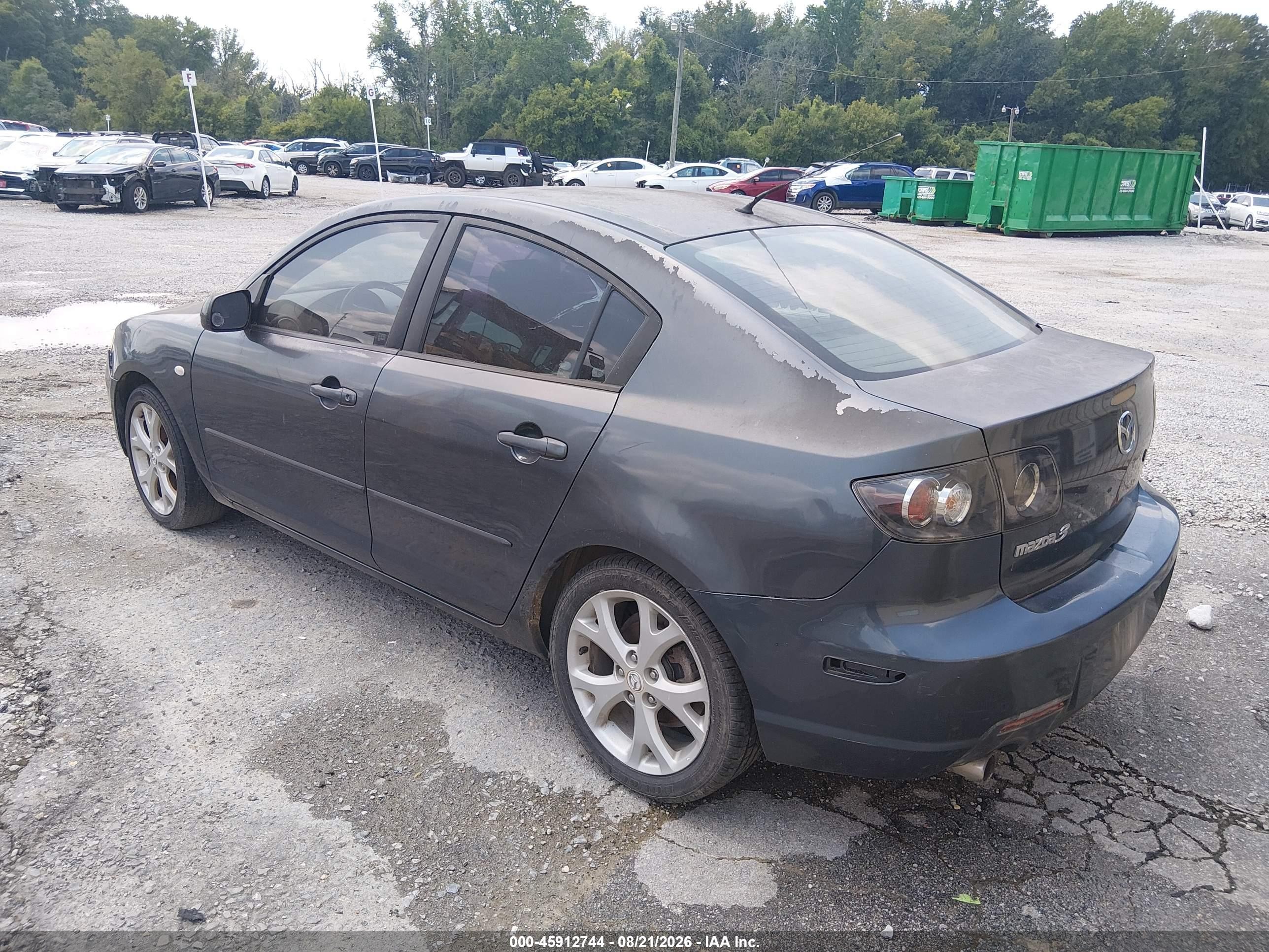 2008 Mazda Mazda3 I Touring Value Blue vin: JM1BK32G281150499