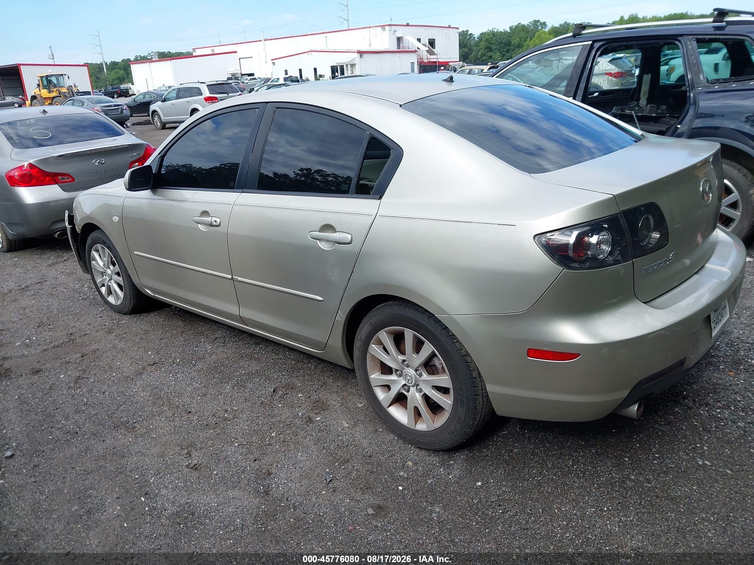2008 Mazda Mazda3 I Gold vin: JM1BK32G281785867