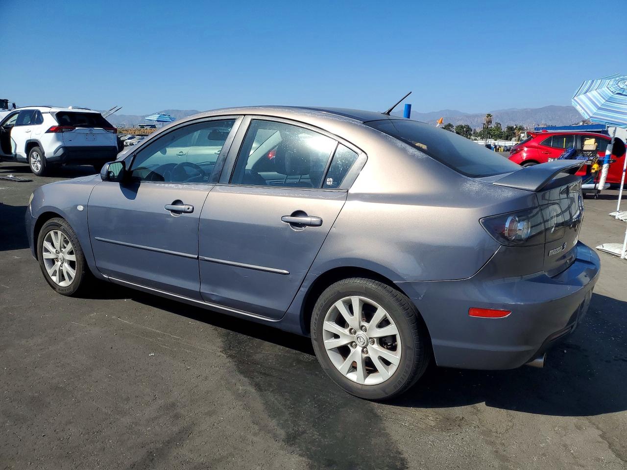 2008 Mazda 3 I Gray vin: JM1BK32G281798294