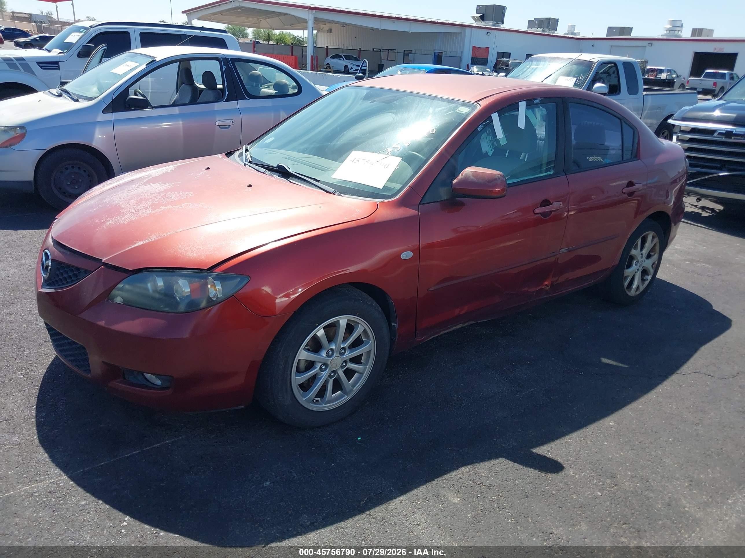 2008 Mazda Mazda3 I Touring Value Maroon vin: JM1BK32G381153430
