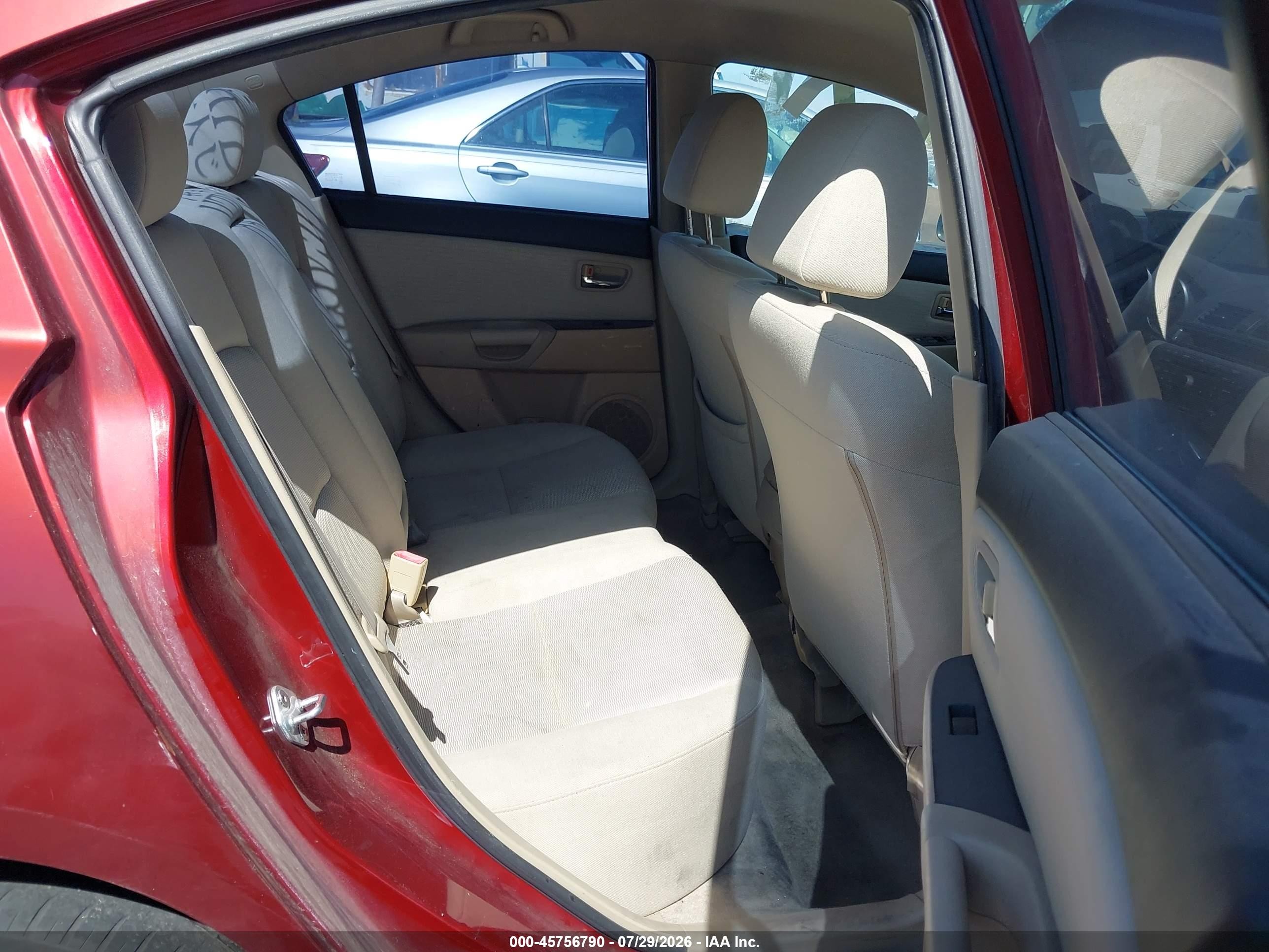 2008 Mazda Mazda3 I Touring Value Maroon vin: JM1BK32G381153430