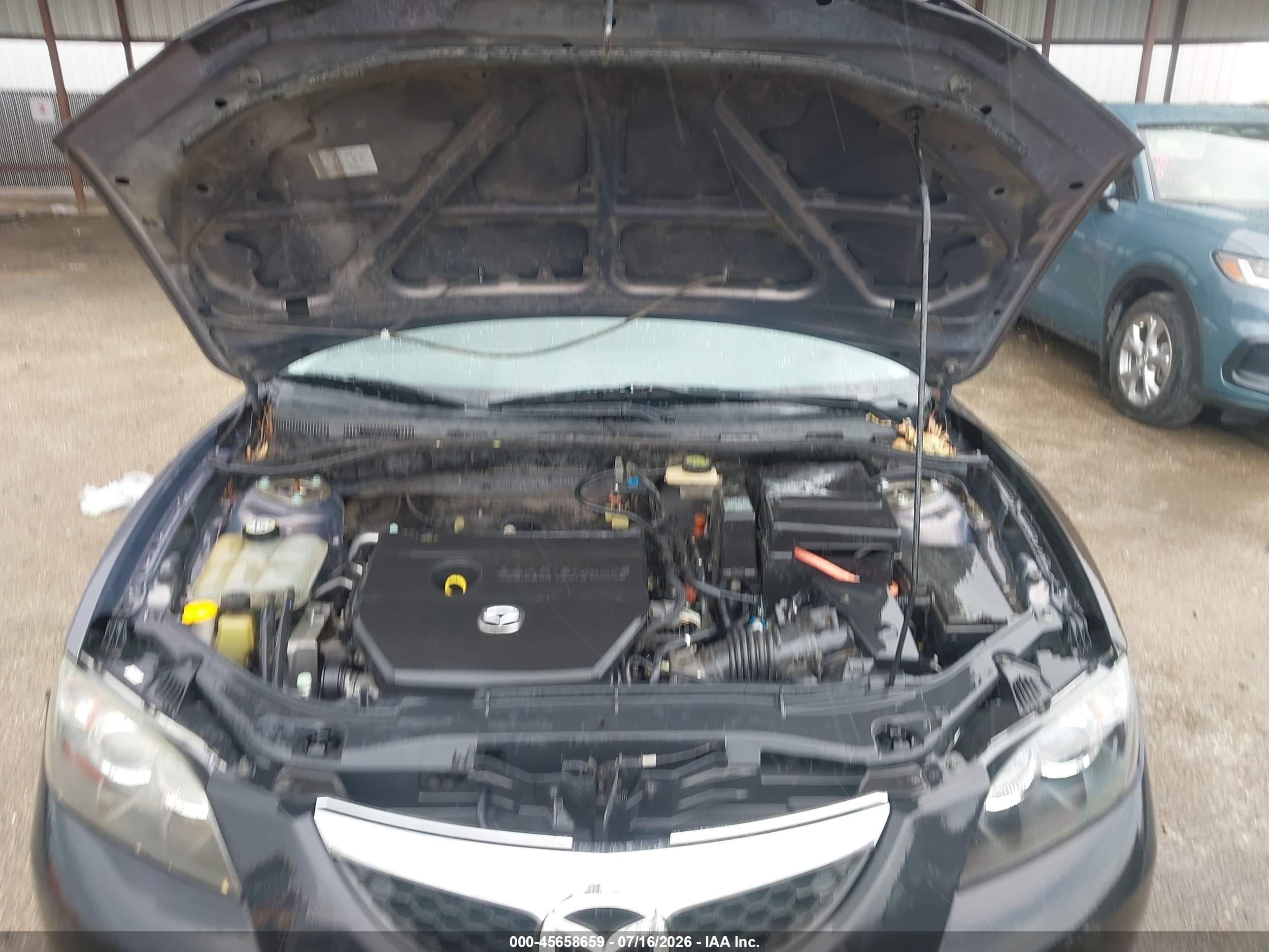 2008 Mazda Mazda3 I Gray vin: JM1BK32G381815376