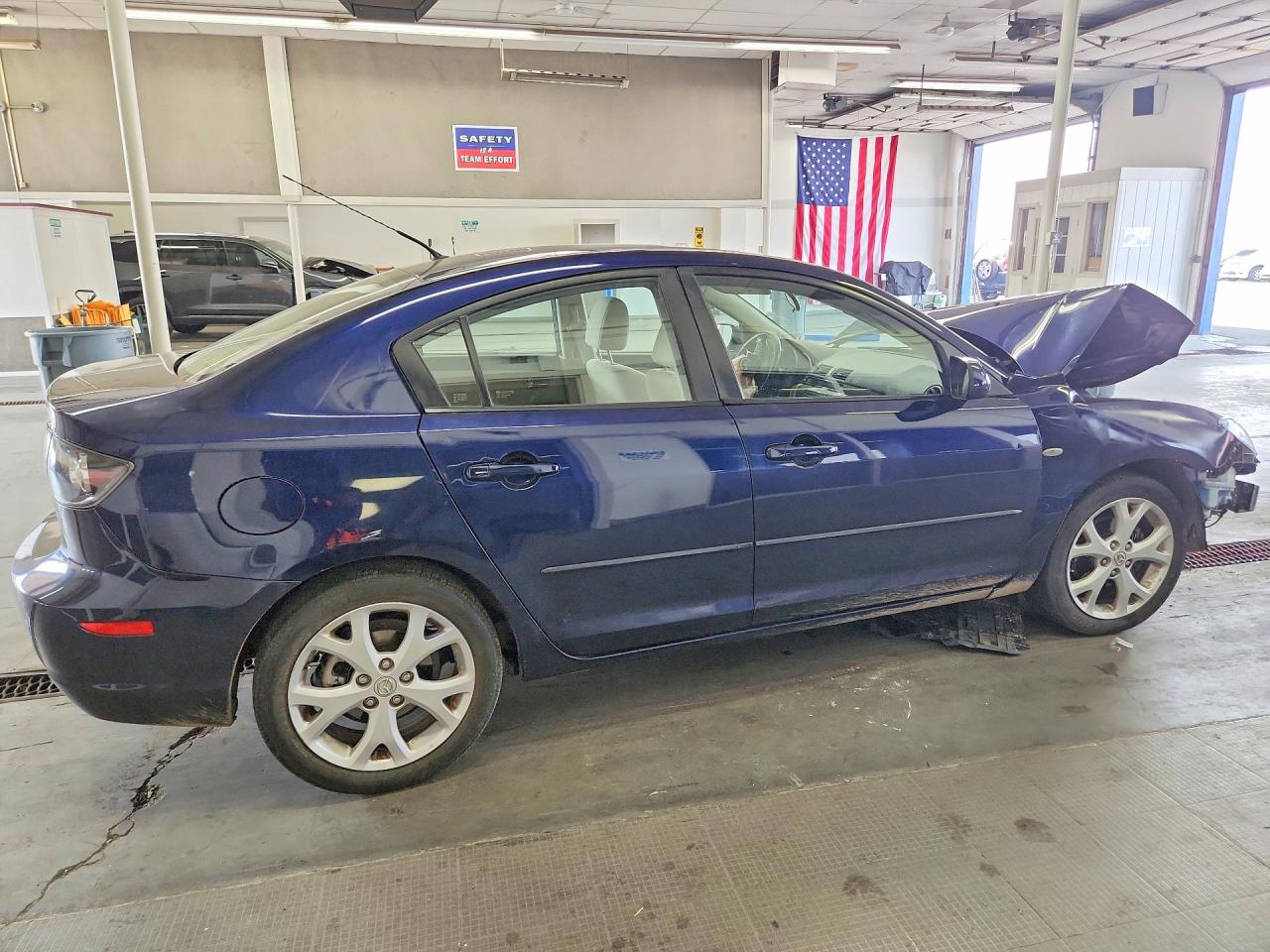 2009 Mazda 3 I Blue vin: JM1BK32G391202336