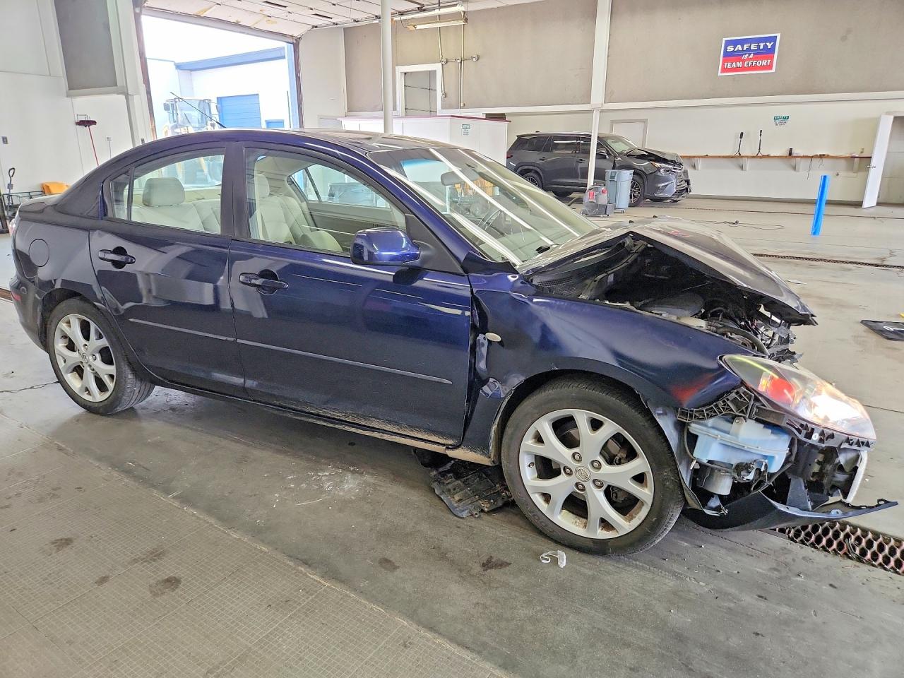 2009 Mazda 3 I Blue vin: JM1BK32G391202336