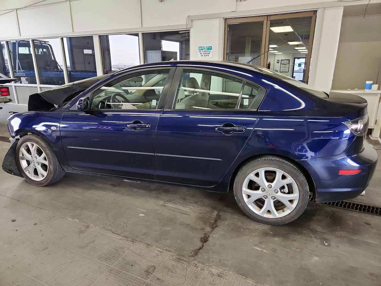 2009 Mazda 3 I Blue vin: JM1BK32G391202336