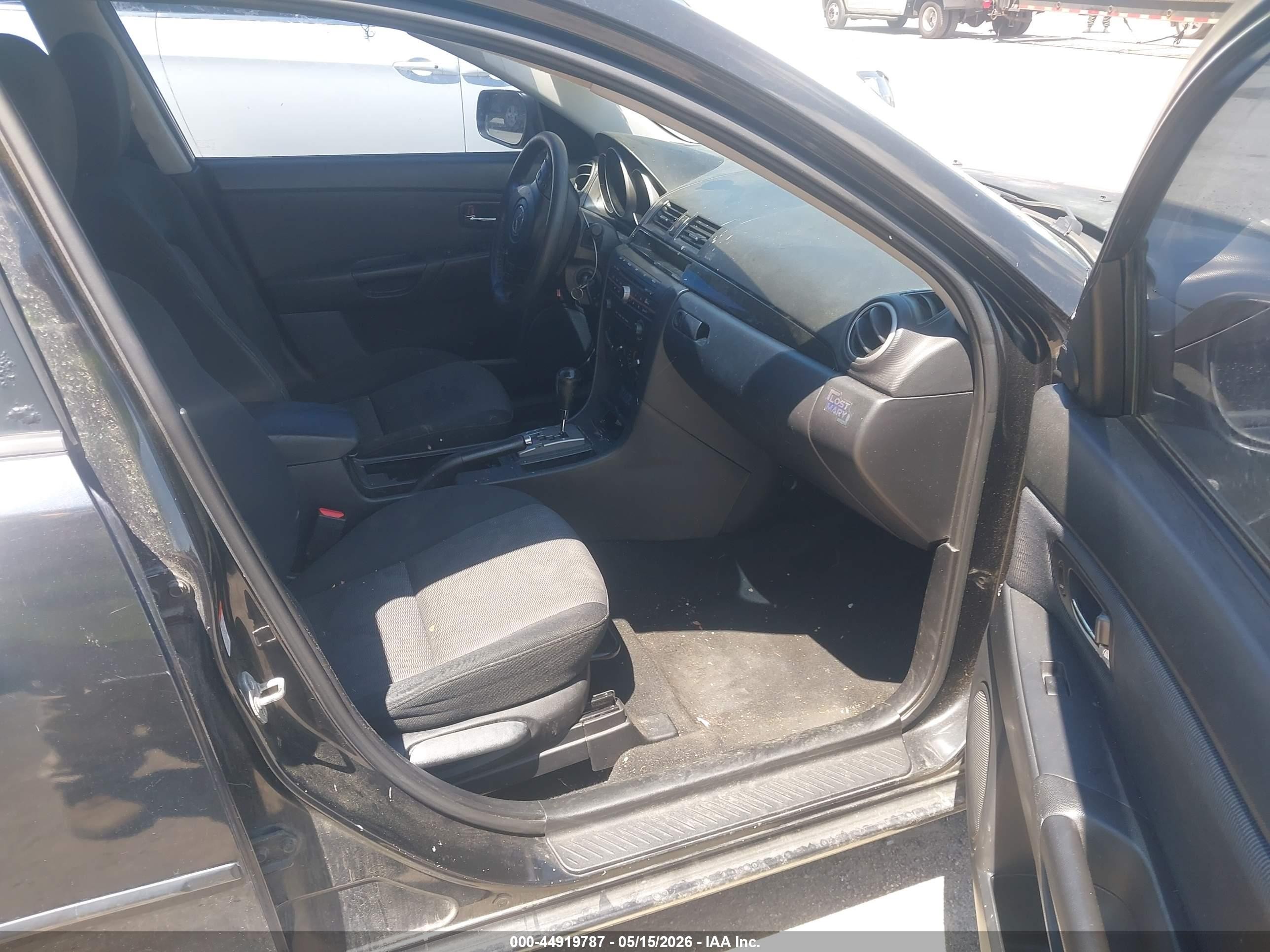 2009 Mazda Mazda3 I Черный vin: JM1BK32G391210520