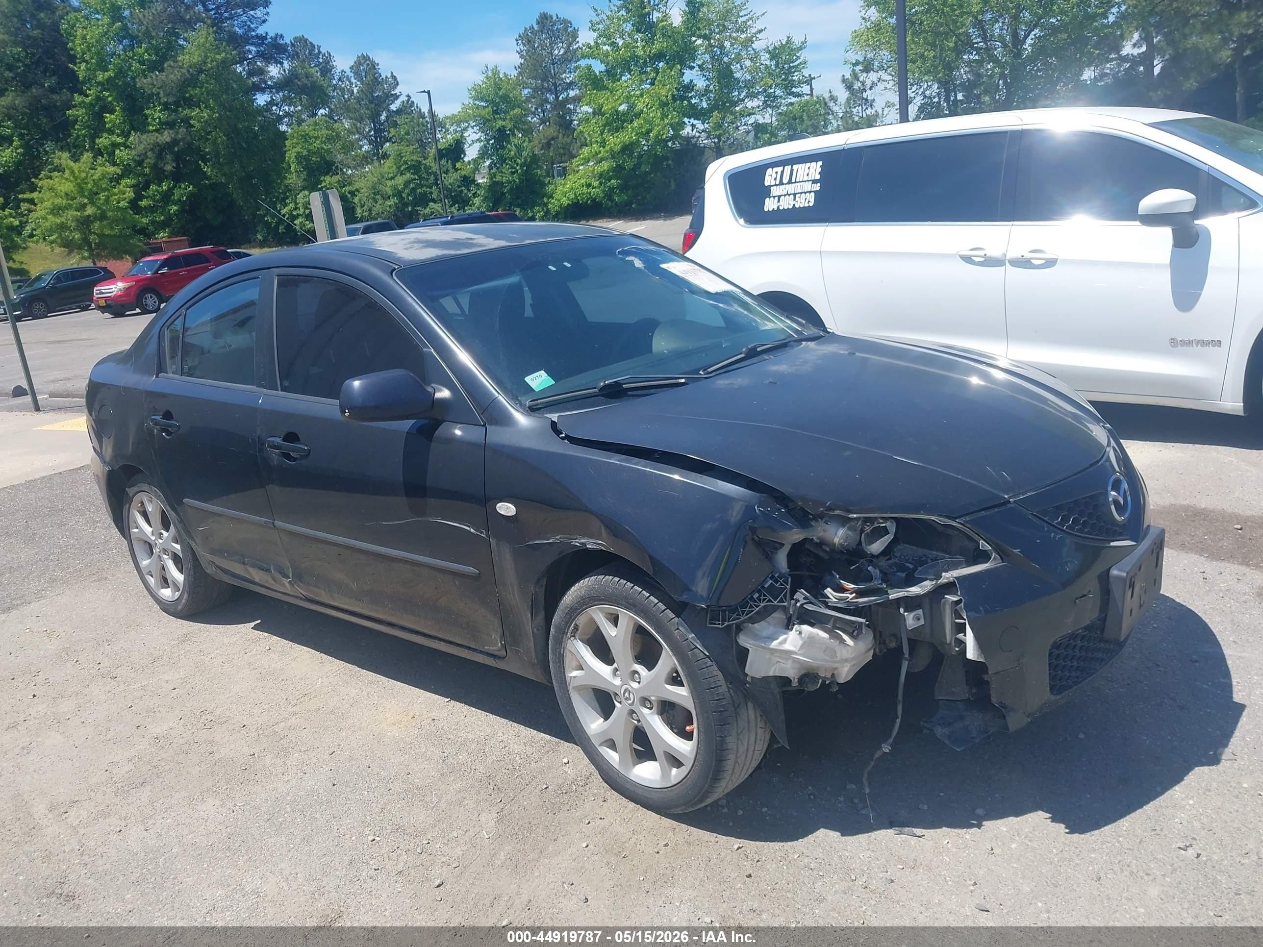 2009 Mazda Mazda3 I Черный vin: JM1BK32G391210520