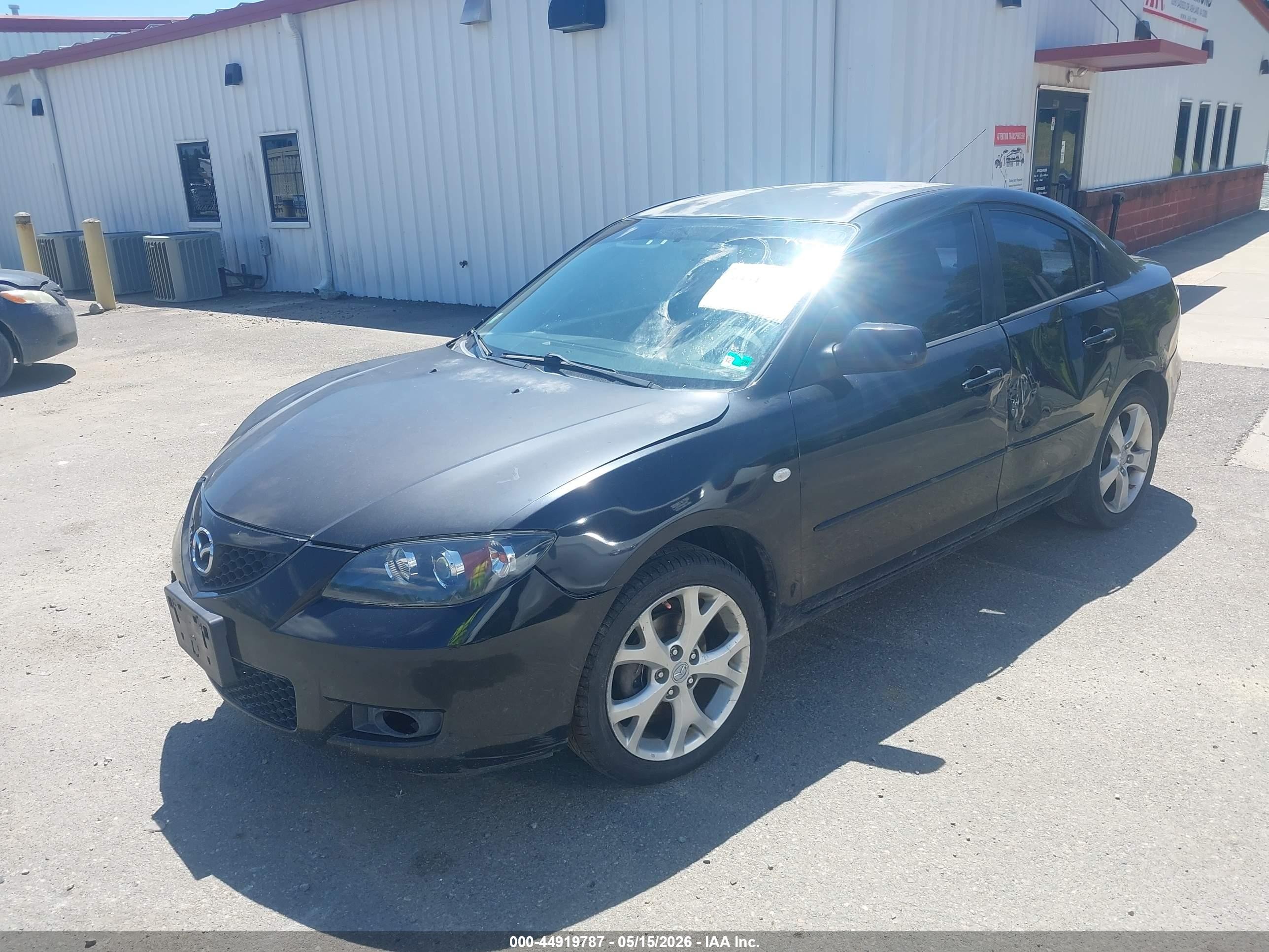 2009 Mazda Mazda3 I Черный vin: JM1BK32G391210520