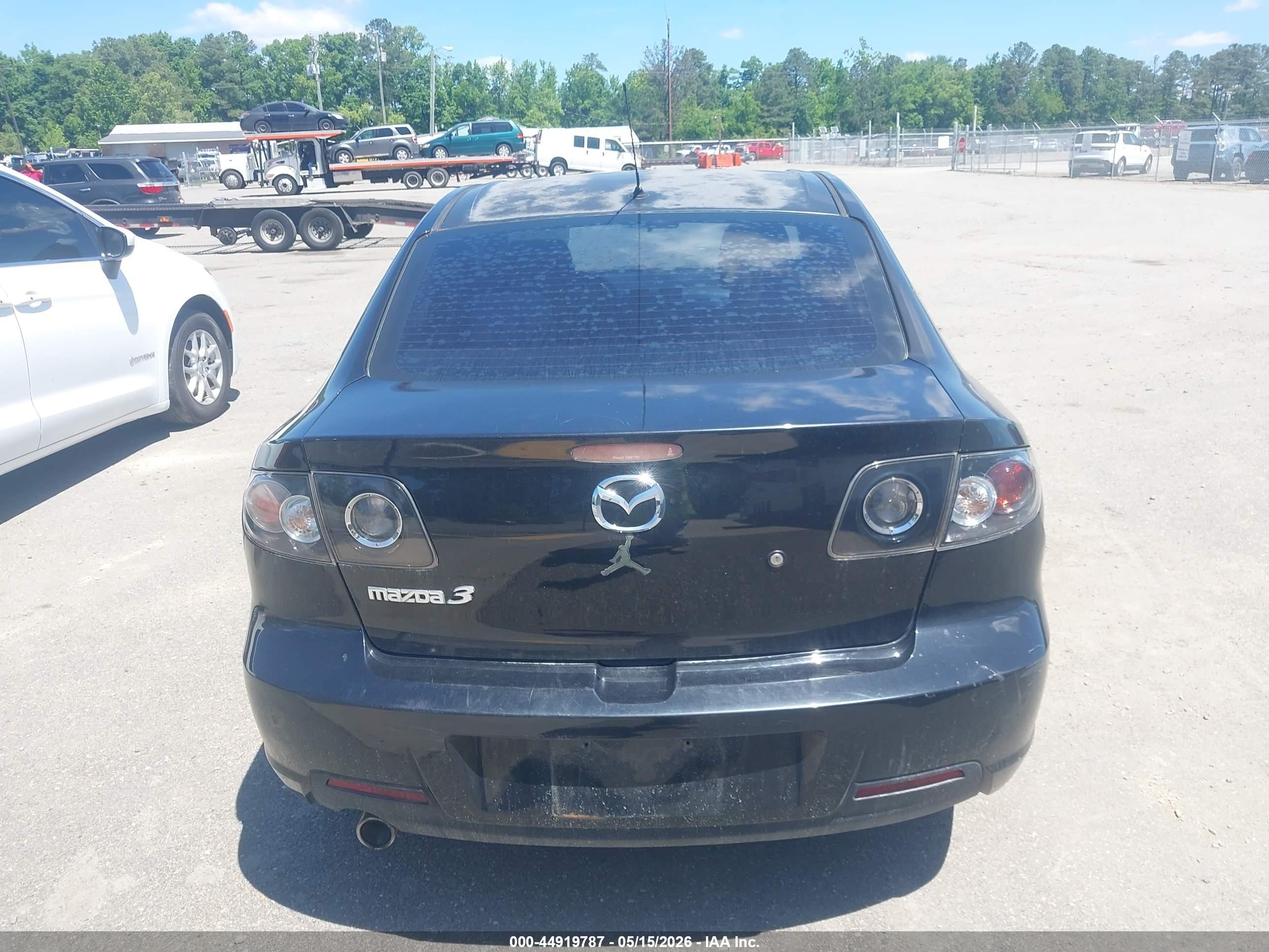 2009 Mazda Mazda3 I Черный vin: JM1BK32G391210520