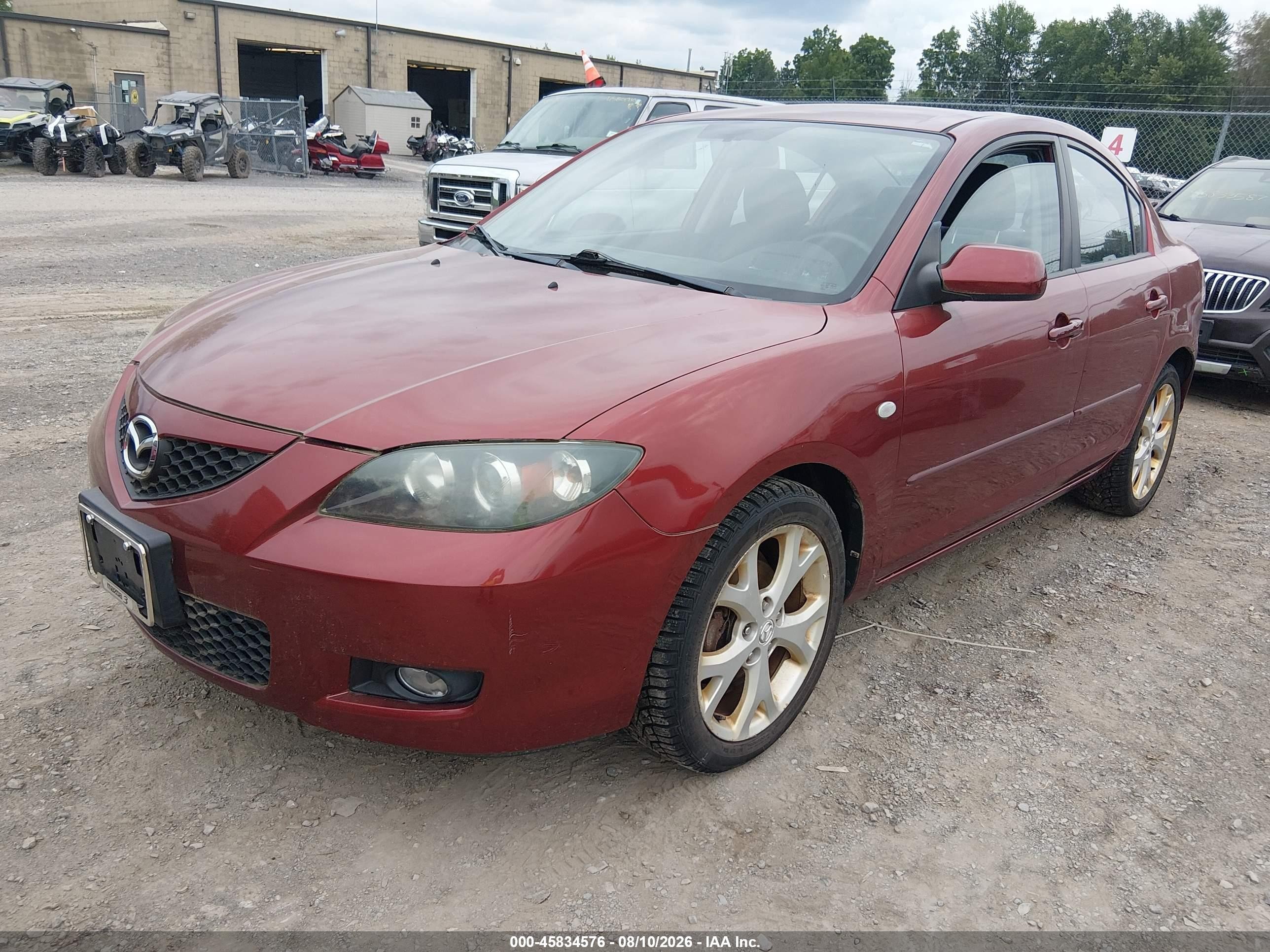 2009 Mazda Mazda3 I Red vin: JM1BK32G391245042
