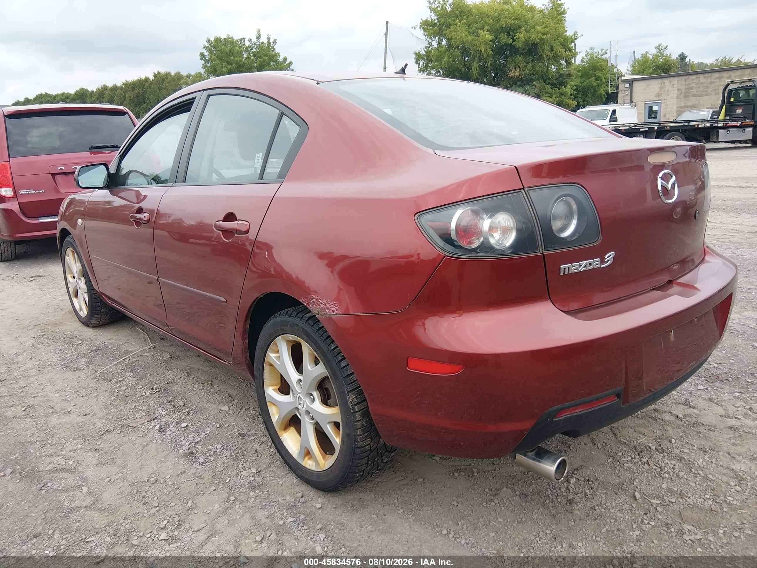2009 Mazda Mazda3 I Red vin: JM1BK32G391245042