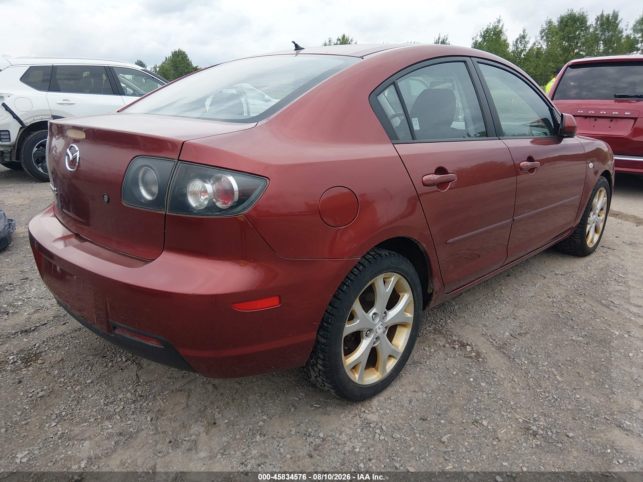 2009 Mazda Mazda3 I Red vin: JM1BK32G391245042