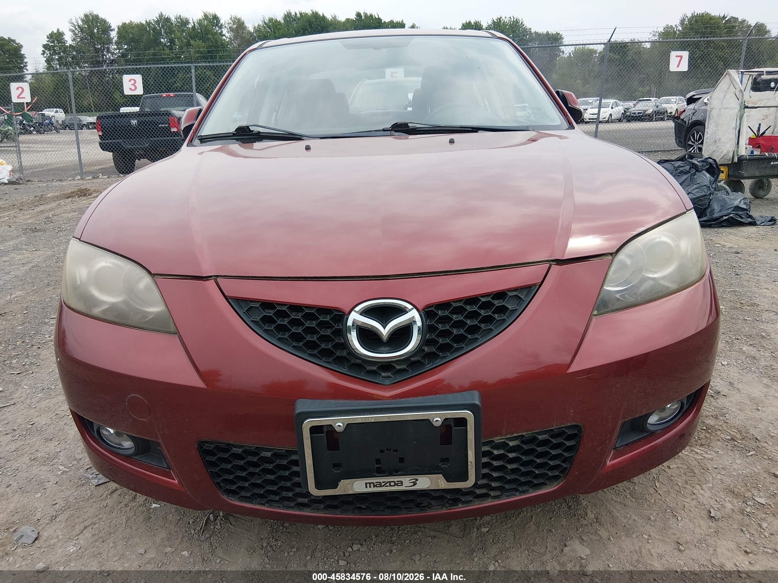 2009 Mazda Mazda3 I Red vin: JM1BK32G391245042