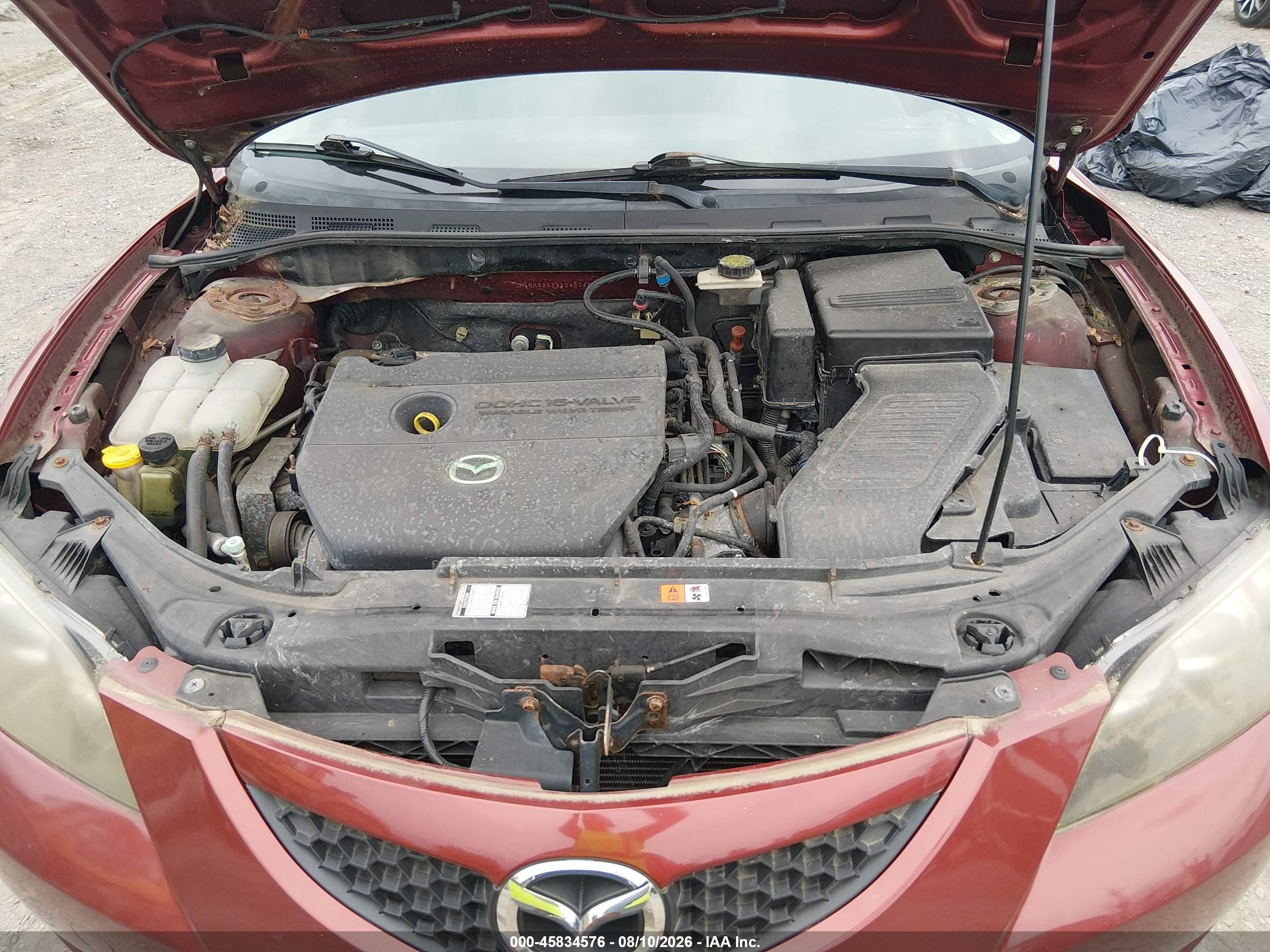 2009 Mazda Mazda3 I Red vin: JM1BK32G391245042