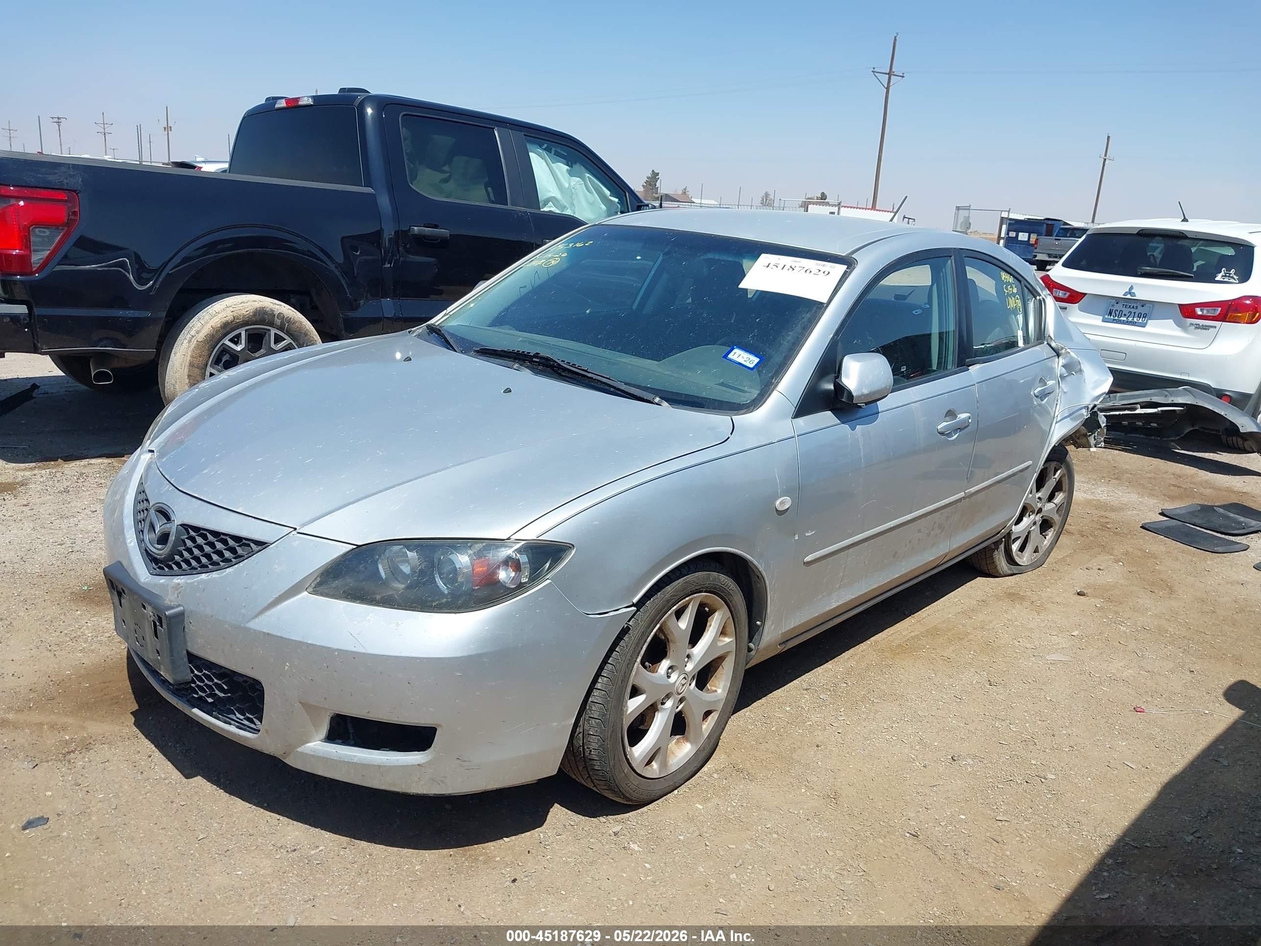 2009 Mazda Mazda3 I Silver vin: JM1BK32G391247437