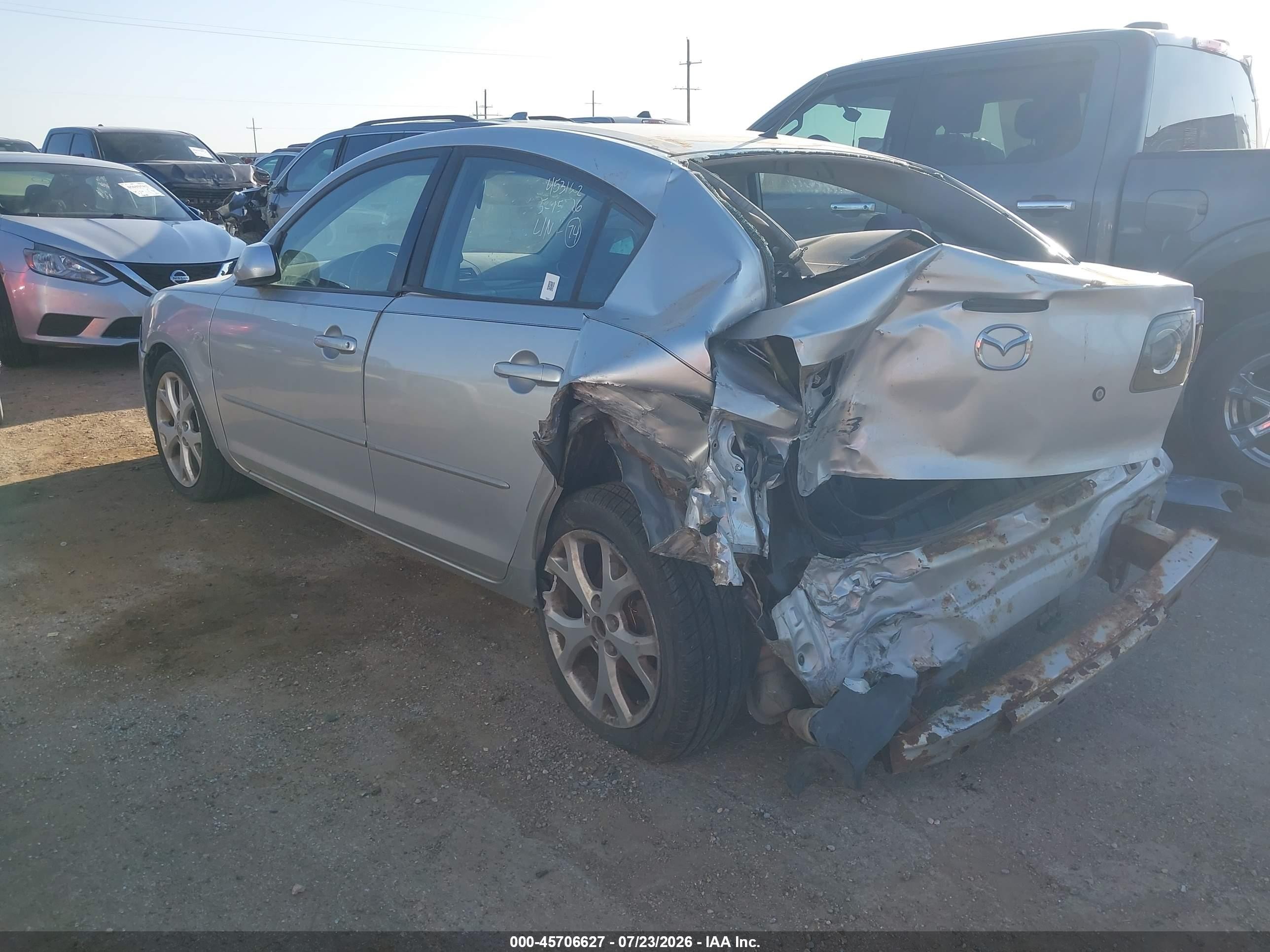 2009 Mazda Mazda3 I Silver vin: JM1BK32G391247437