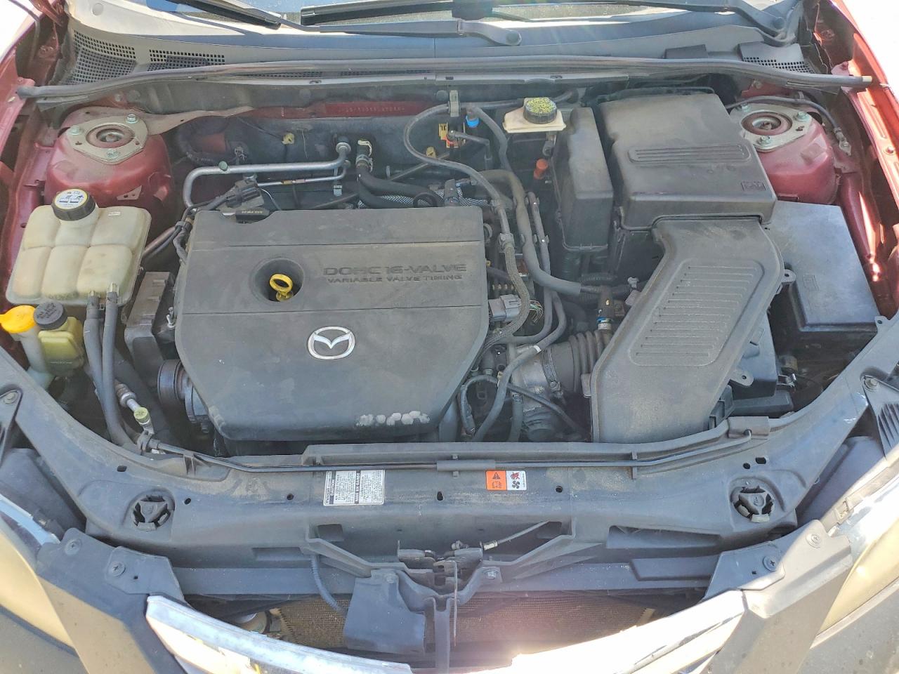 2009 Mazda 3 I Burgundy vin: JM1BK32G391252864