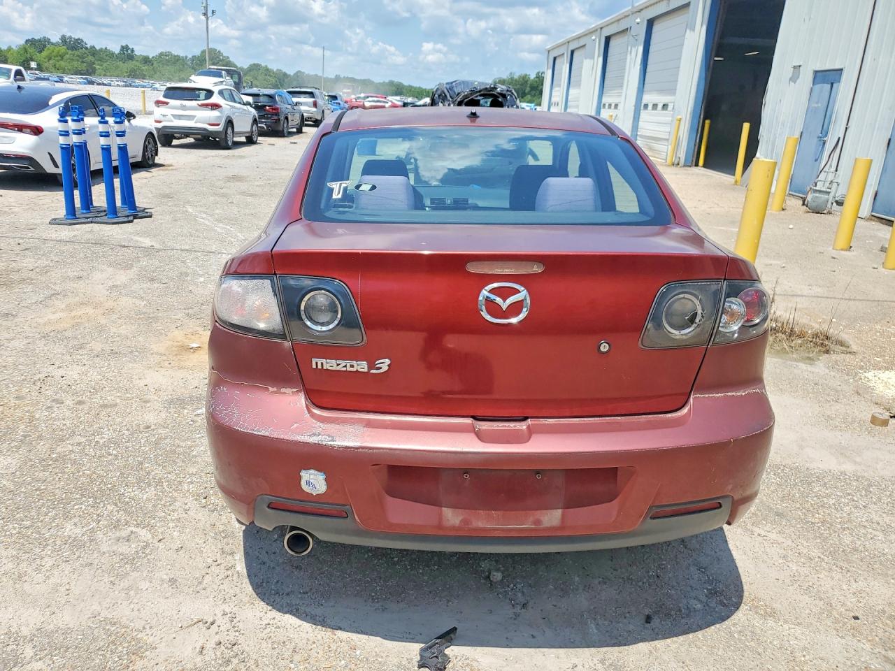 2009 Mazda 3 I Burgundy vin: JM1BK32G391252864