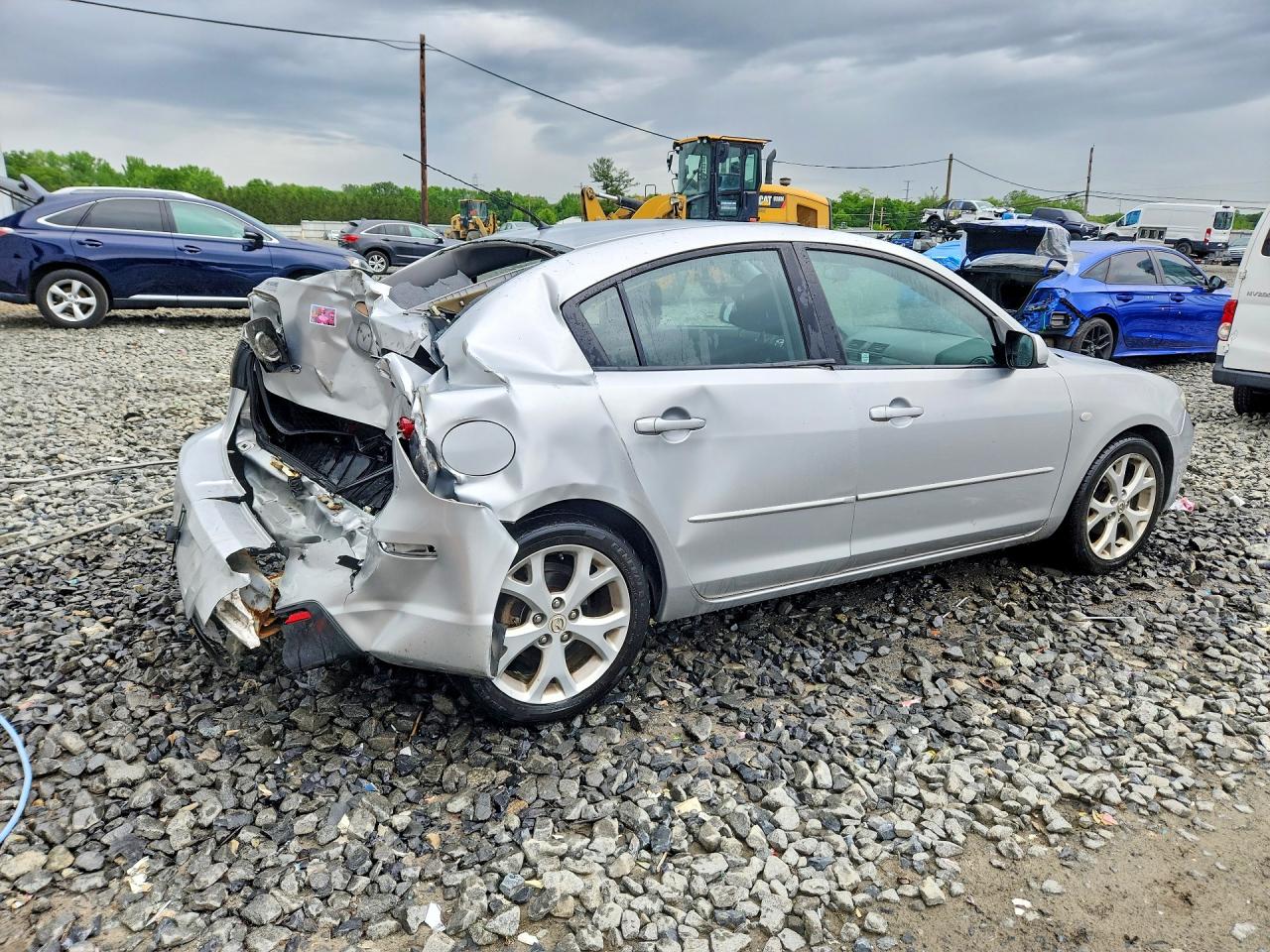 2009 Mazda 3 I Silver vin: JM1BK32G491229612