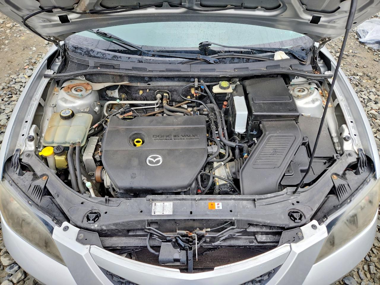 2009 Mazda 3 I Silver vin: JM1BK32G491229612