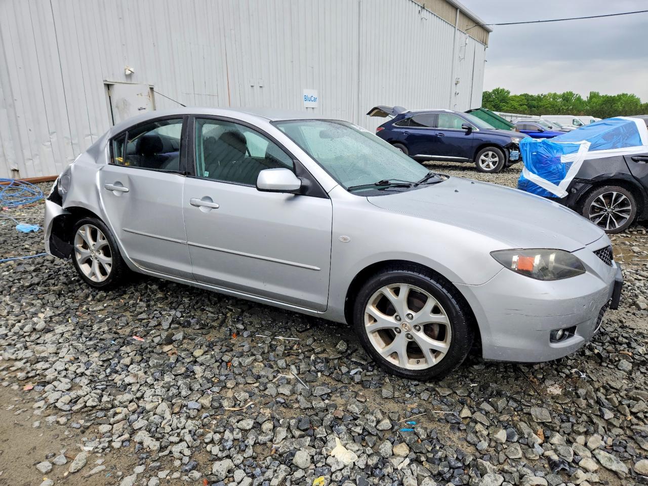 2009 Mazda 3 I Silver vin: JM1BK32G491229612