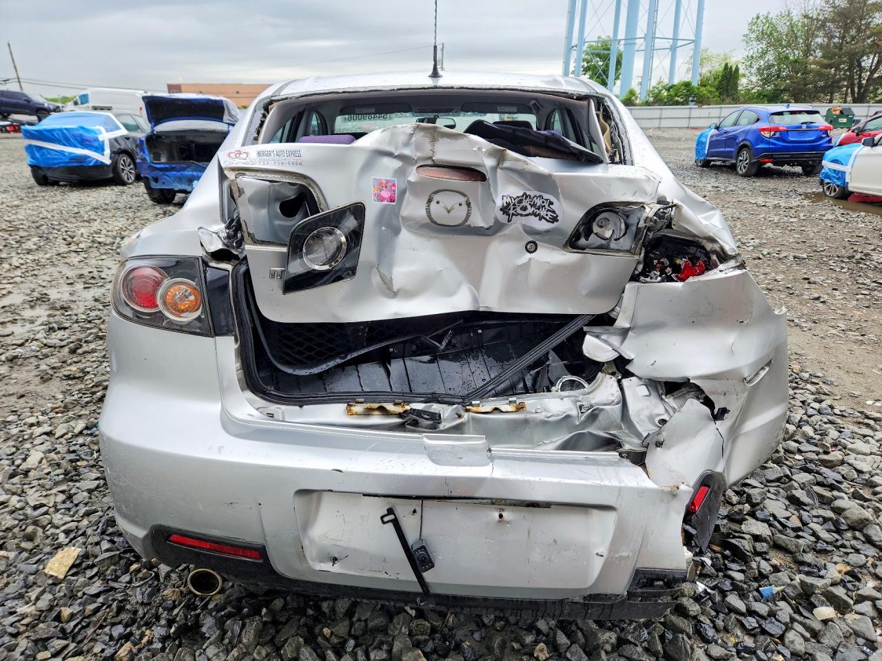 2009 Mazda 3 I Silver vin: JM1BK32G491229612