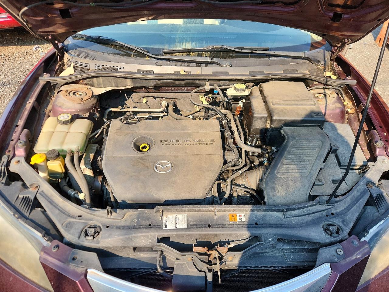 2007 Mazda 3 I Purple vin: JM1BK32G571663132