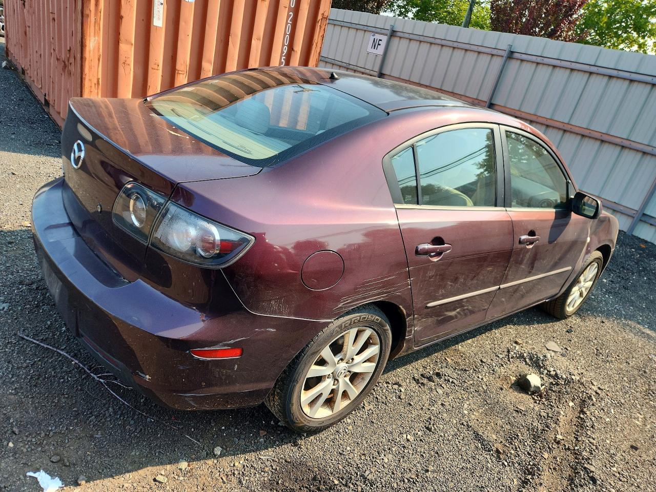 2007 Mazda 3 I Purple vin: JM1BK32G571663132