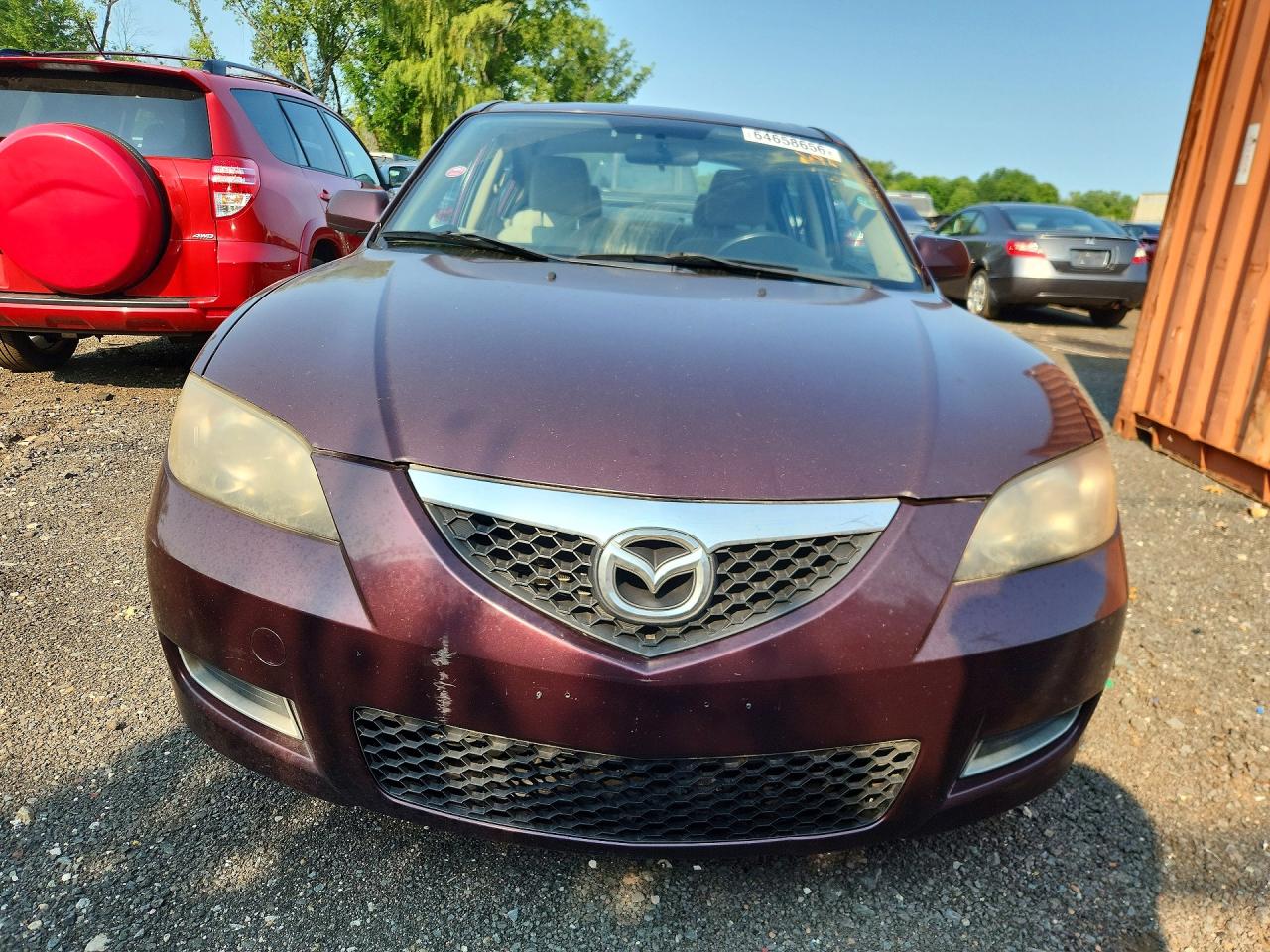 2007 Mazda 3 I Purple vin: JM1BK32G571663132