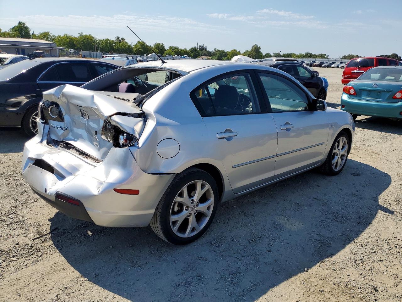2009 Mazda 3 I Gray vin: JM1BK32G591206078
