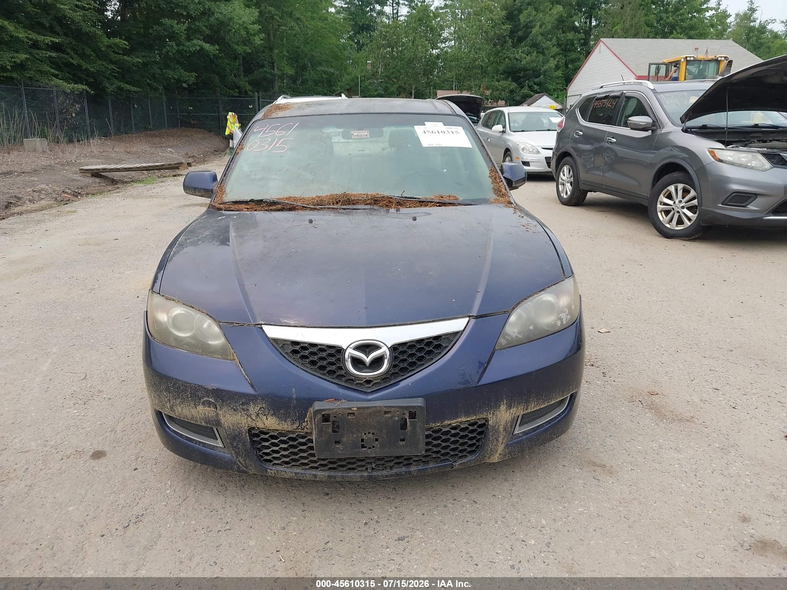 2009 Mazda Mazda3 I Sport Blue vin: JM1BK32G591240599