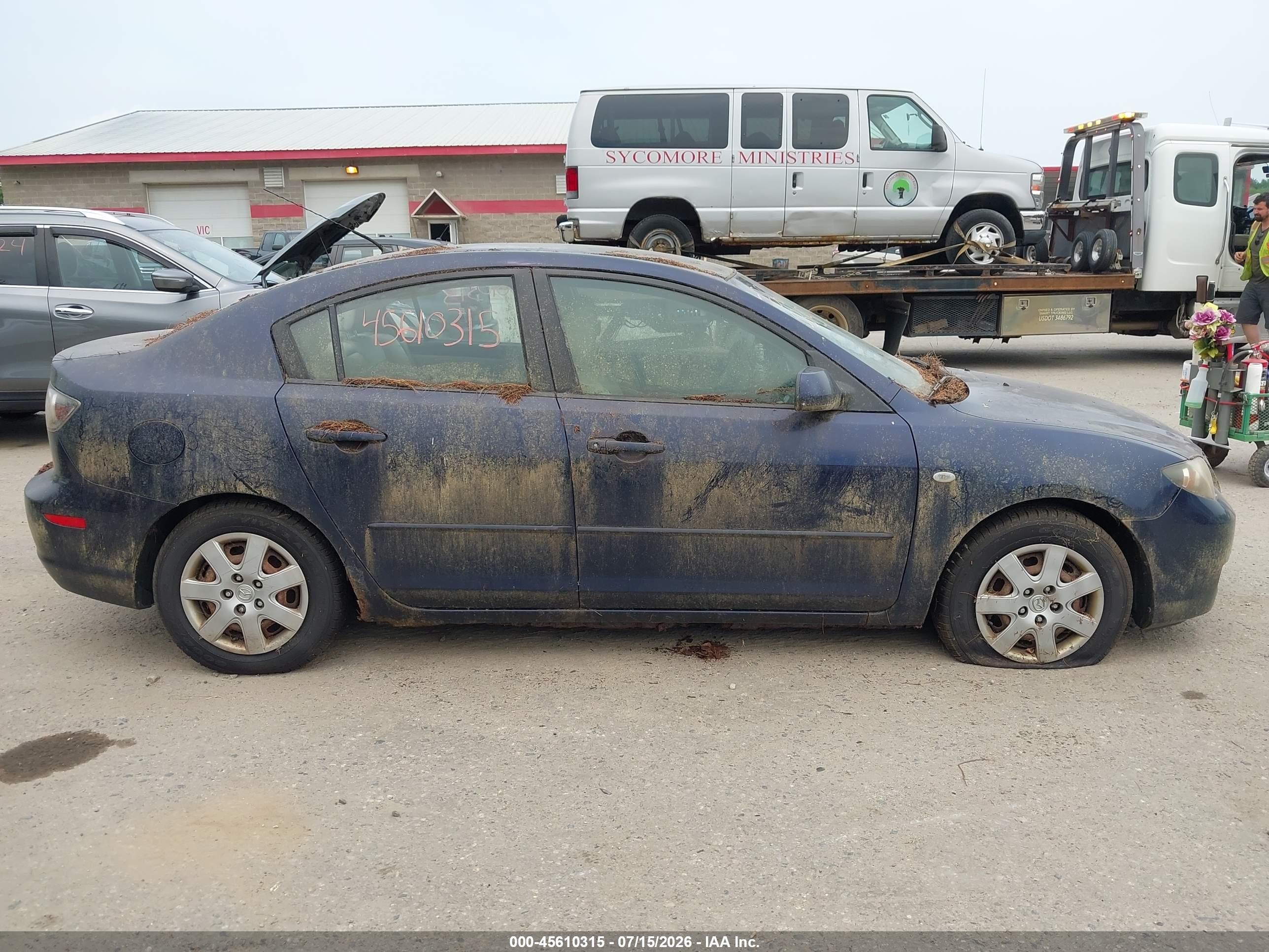 2009 Mazda Mazda3 I Sport Blue vin: JM1BK32G591240599