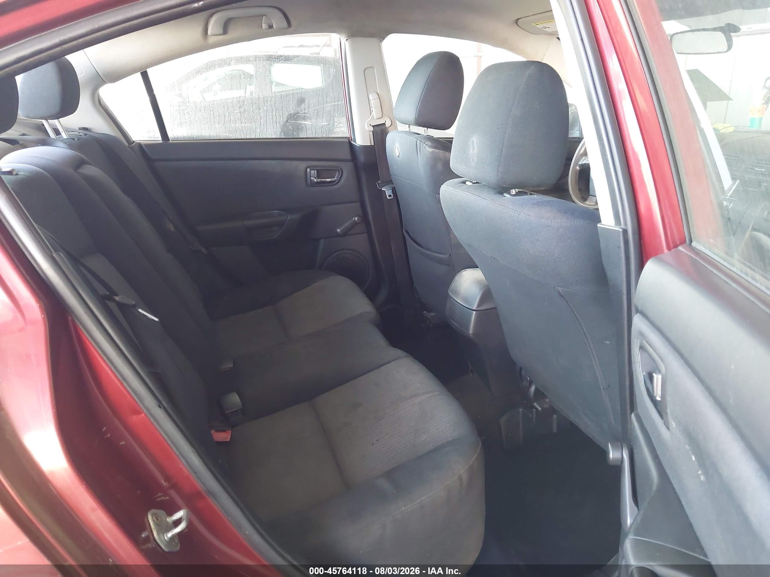 2008 Mazda Mazda3 I Sport Burgundy vin: JM1BK32G681131843