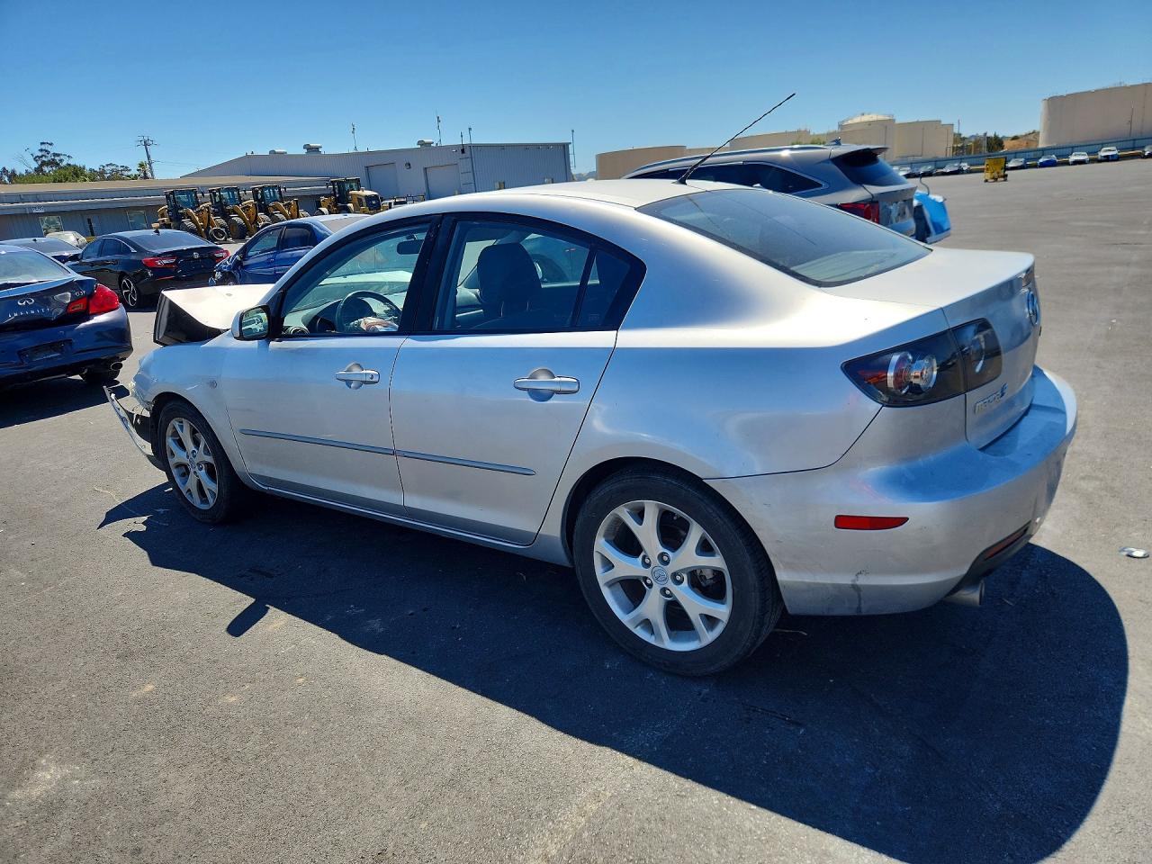 2009 Mazda 3 I Silver vin: JM1BK32G691245570